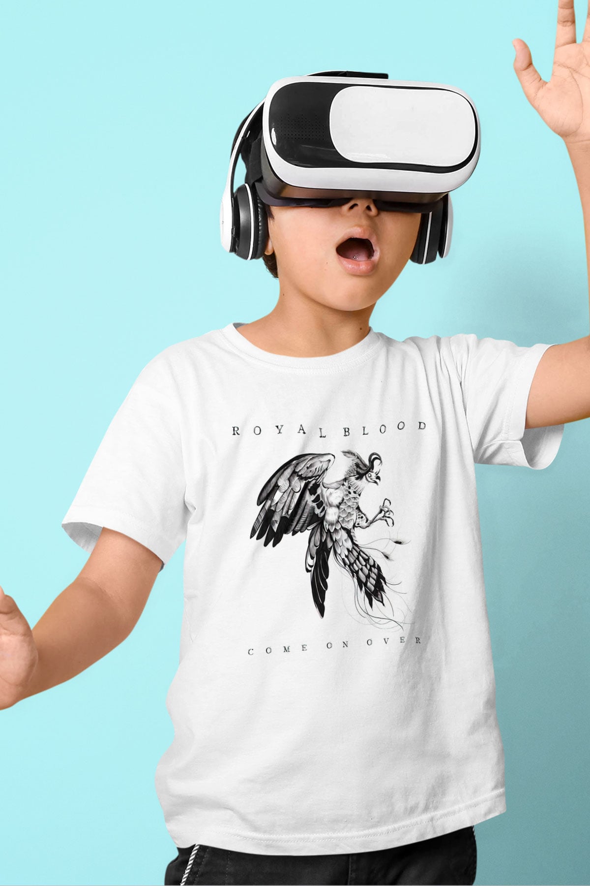 Royal Blood Beyaz Unisex Çocuk Tişört