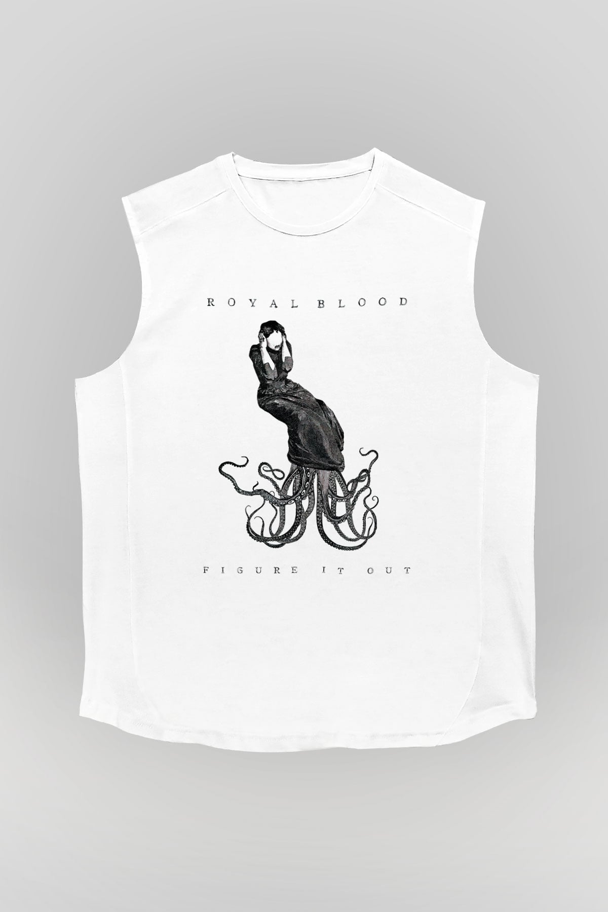 Royal Blood Beyaz Unisex Kolsuz Tişört