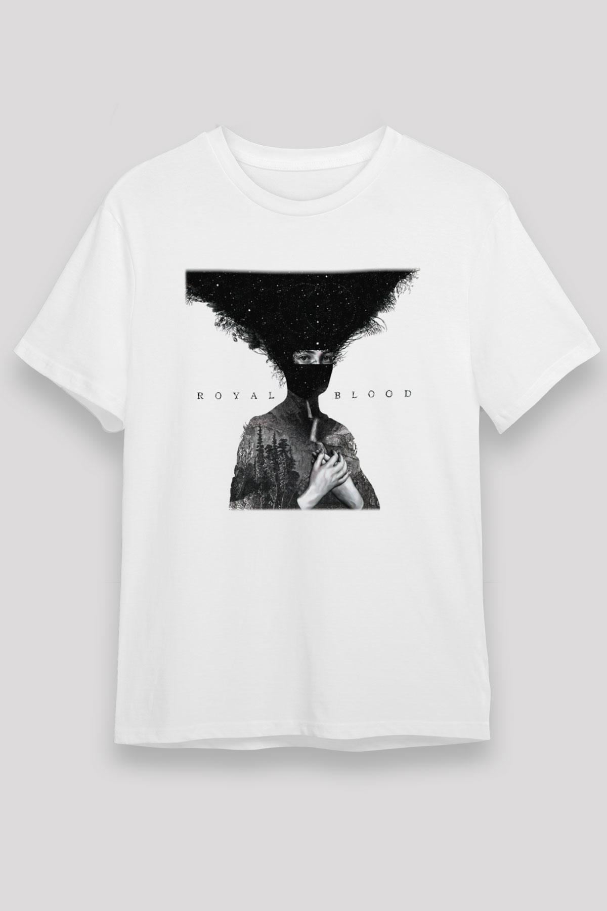 Royal Blood Beyaz Unisex Tişört T-Shirt - TişörtFabrikası