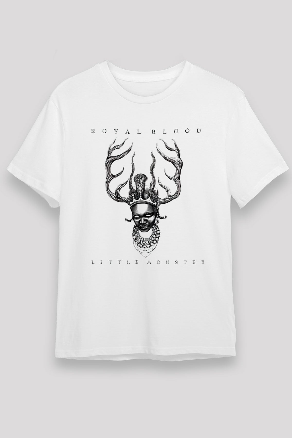 Royal Blood Beyaz Unisex Tişört T-Shirt - TişörtFabrikası