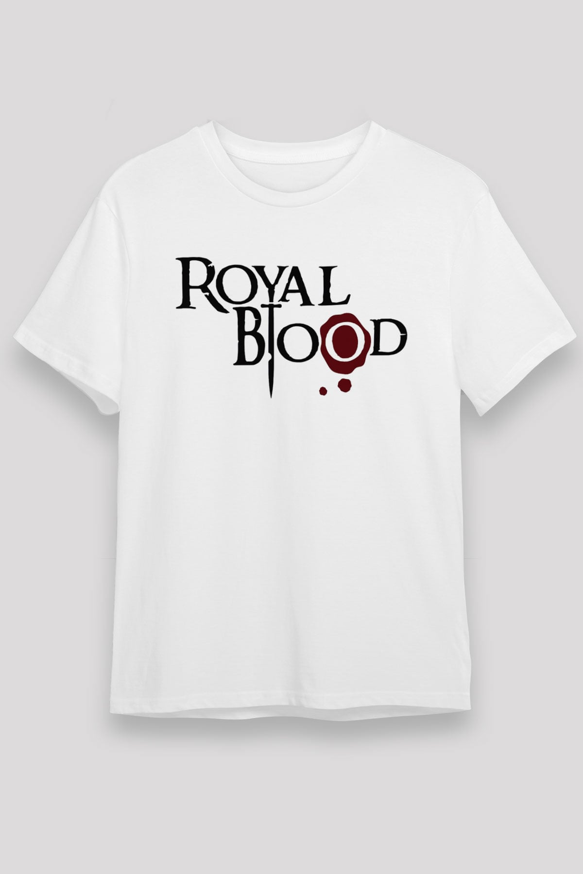Royal Blood Beyaz Unisex Tişört T-Shirt - TişörtFabrikası