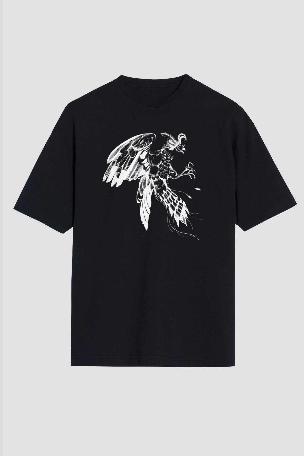 Royal Blood Siyah Unisex Oversize Tişört T-Shirt