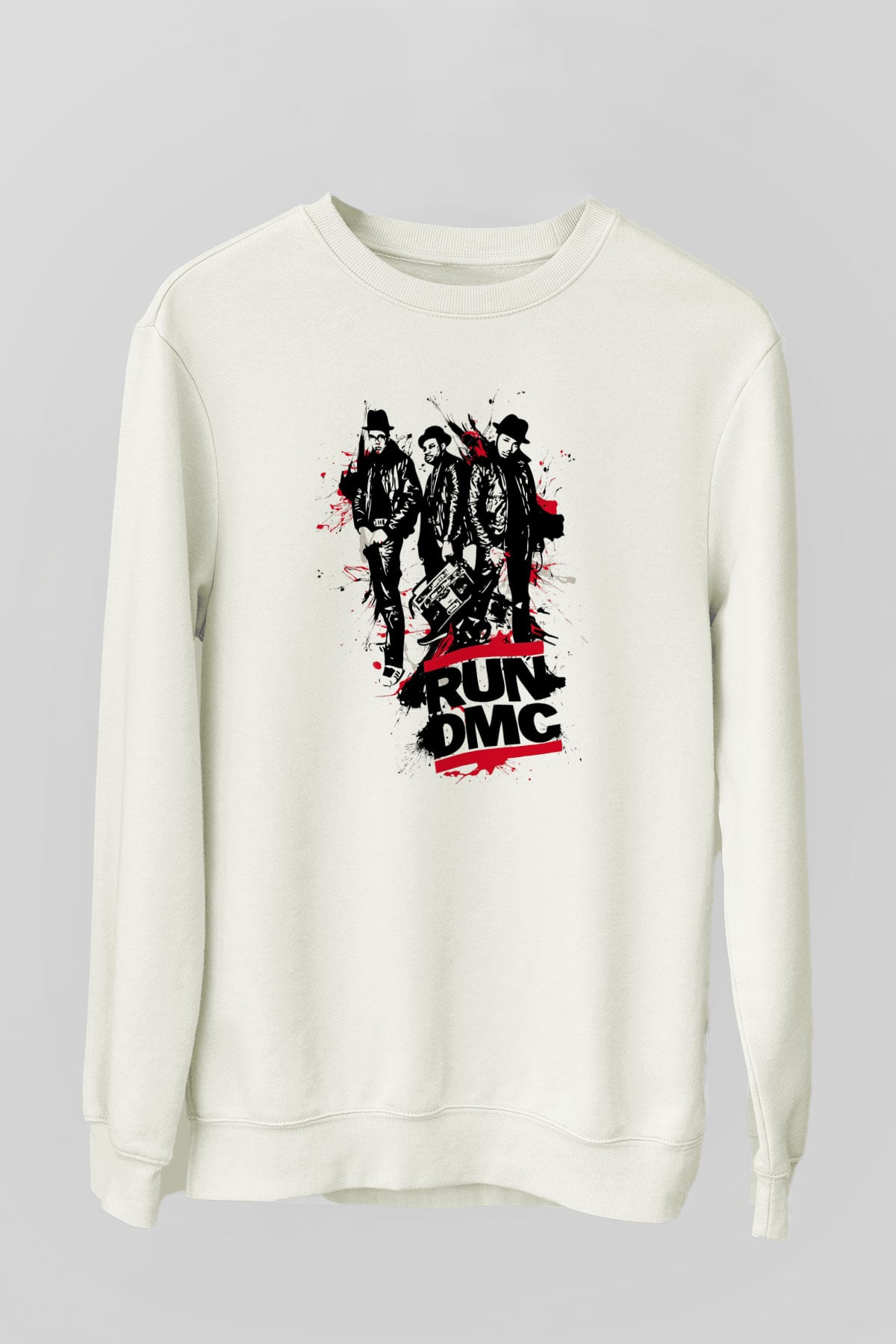 Run DMC Beyaz Unisex Sweatshirt