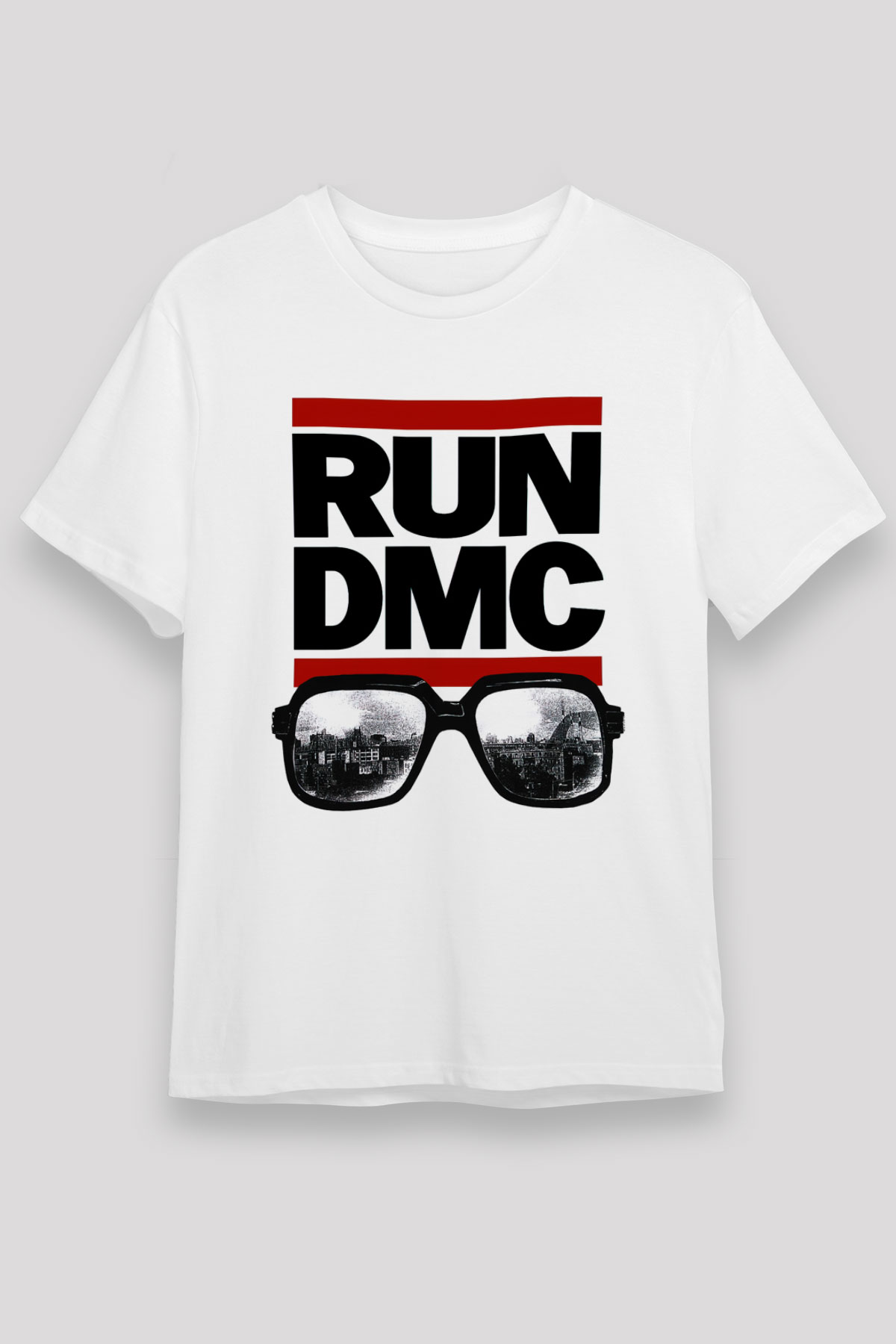 Run DMC Beyaz Unisex Tişört T-Shirt - TişörtFabrikası