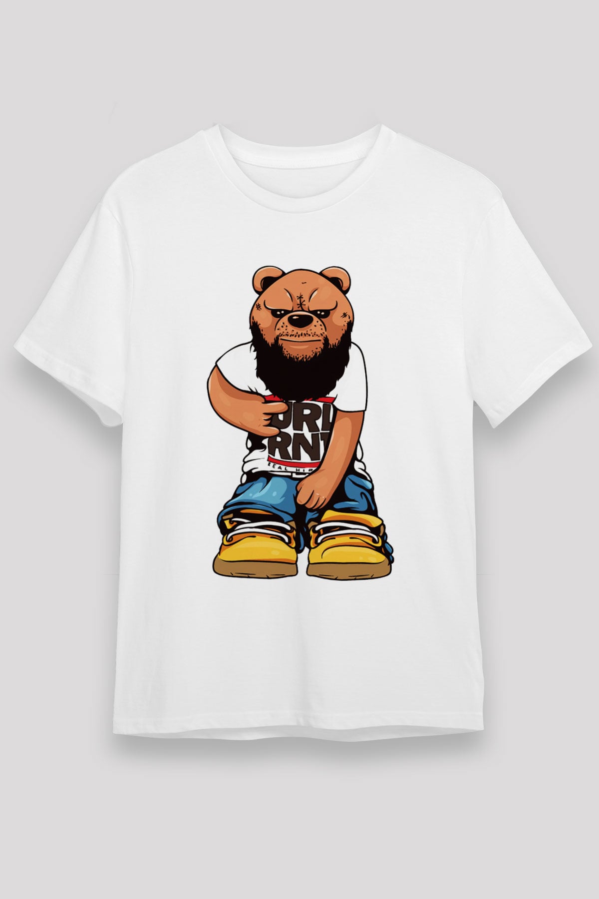Run DMC Beyaz Unisex Tişört T-Shirt - TişörtFabrikası