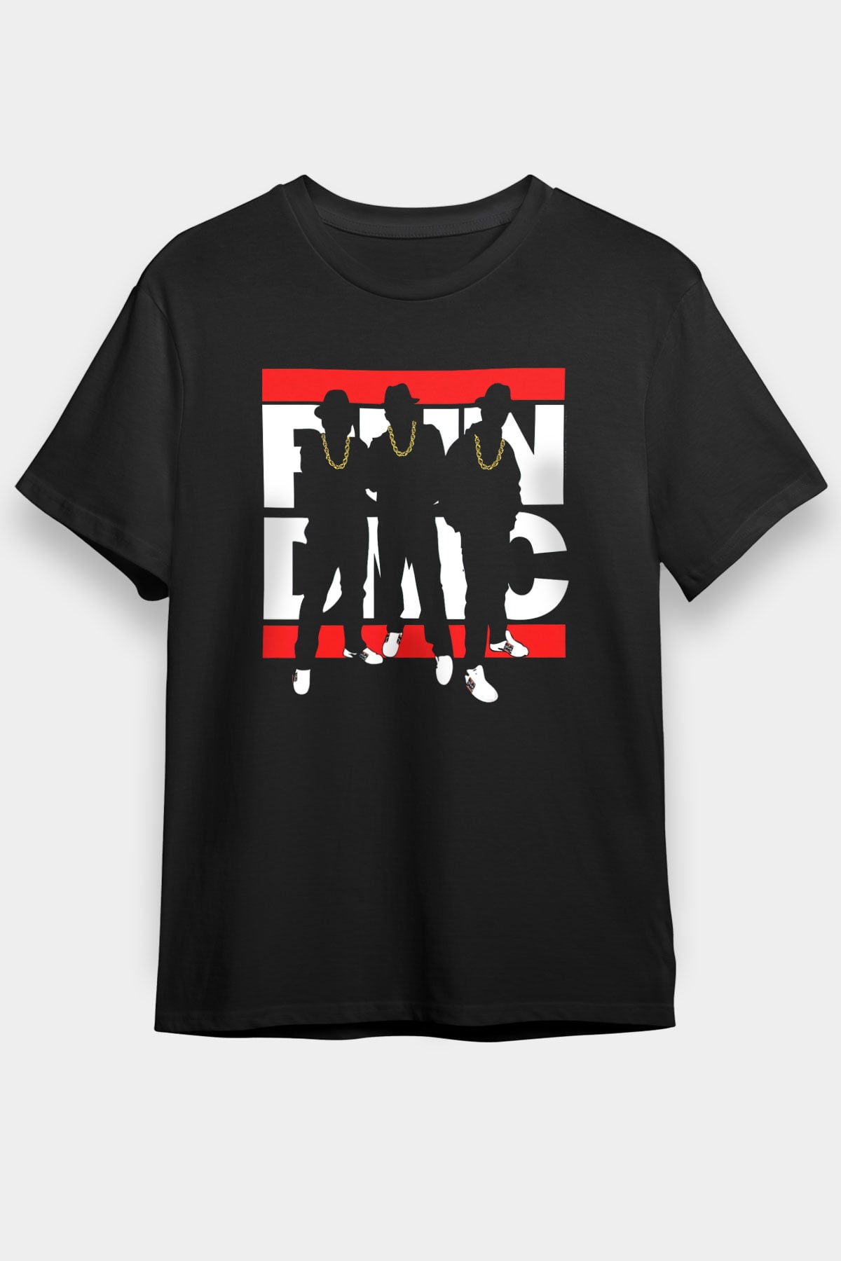 Run DMC Siyah Unisex Tişört T-Shirt - TişörtFabrikası