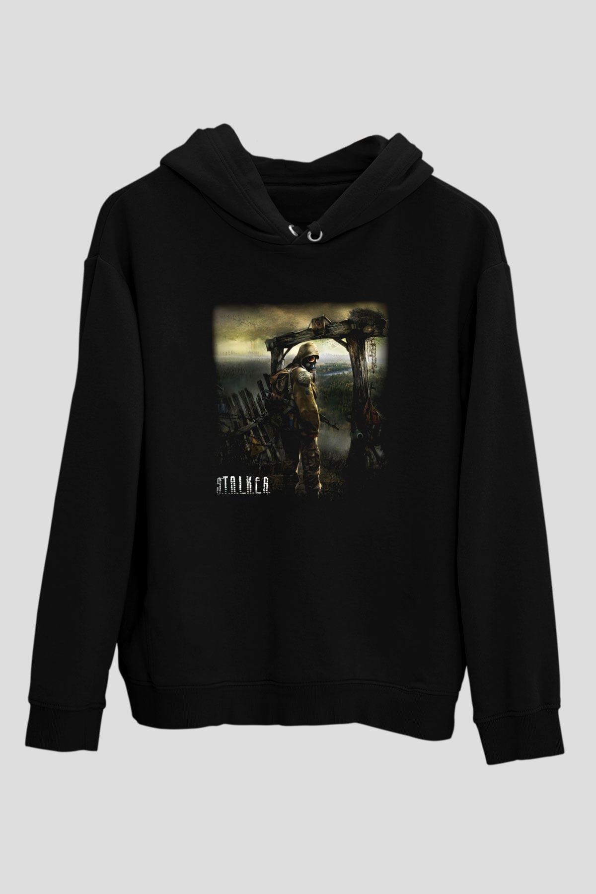 S.T.A.L.K.E.R. Siyah Unisex Hoodie