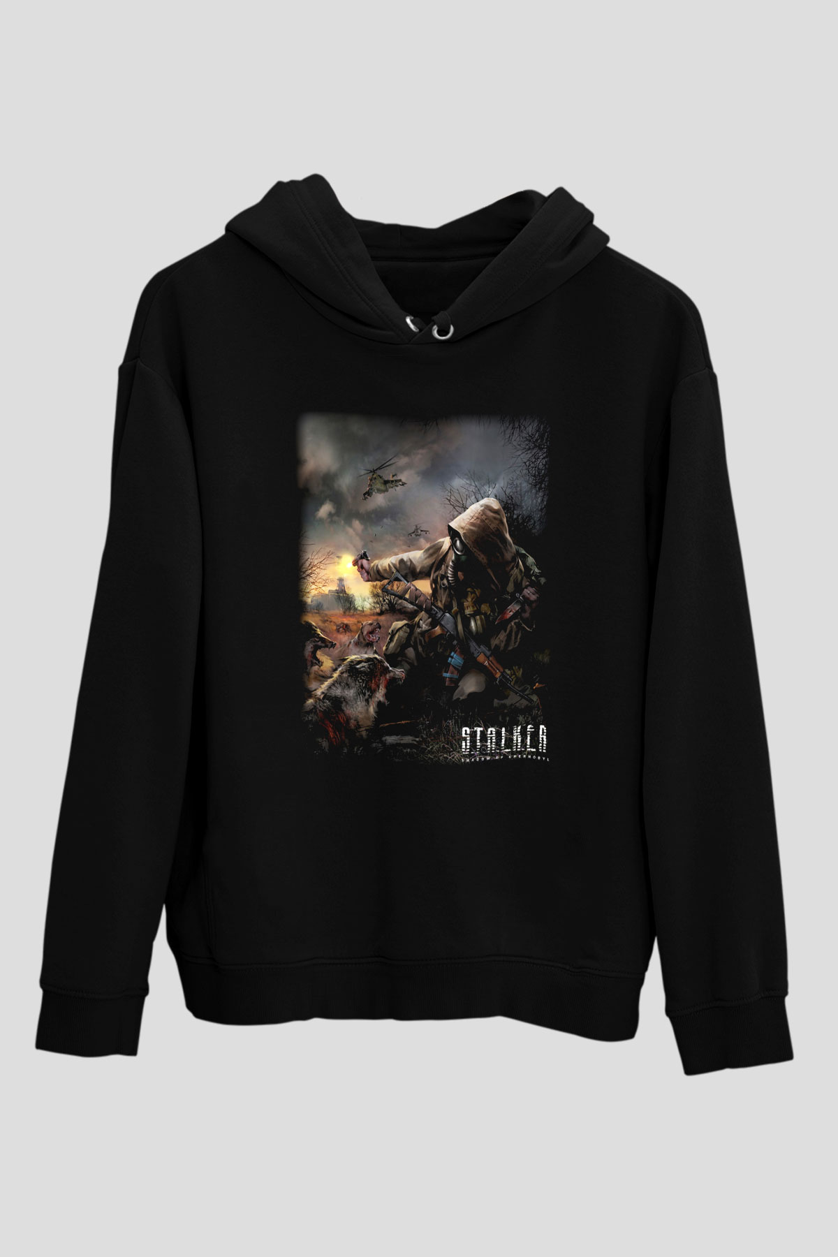 S.T.A.L.K.E.R. Siyah Unisex Hoodie