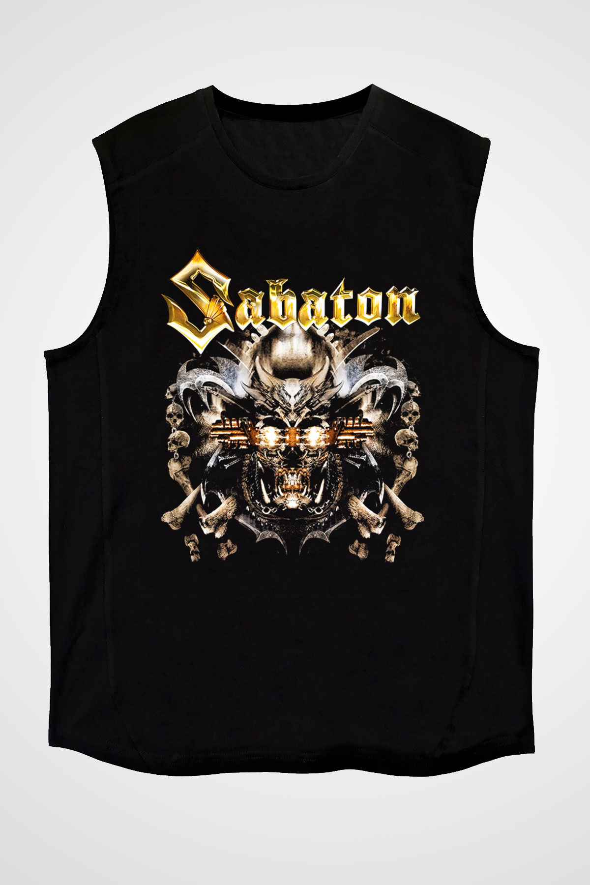 Sabaton Siyah Unisex Kolsuz Tişört