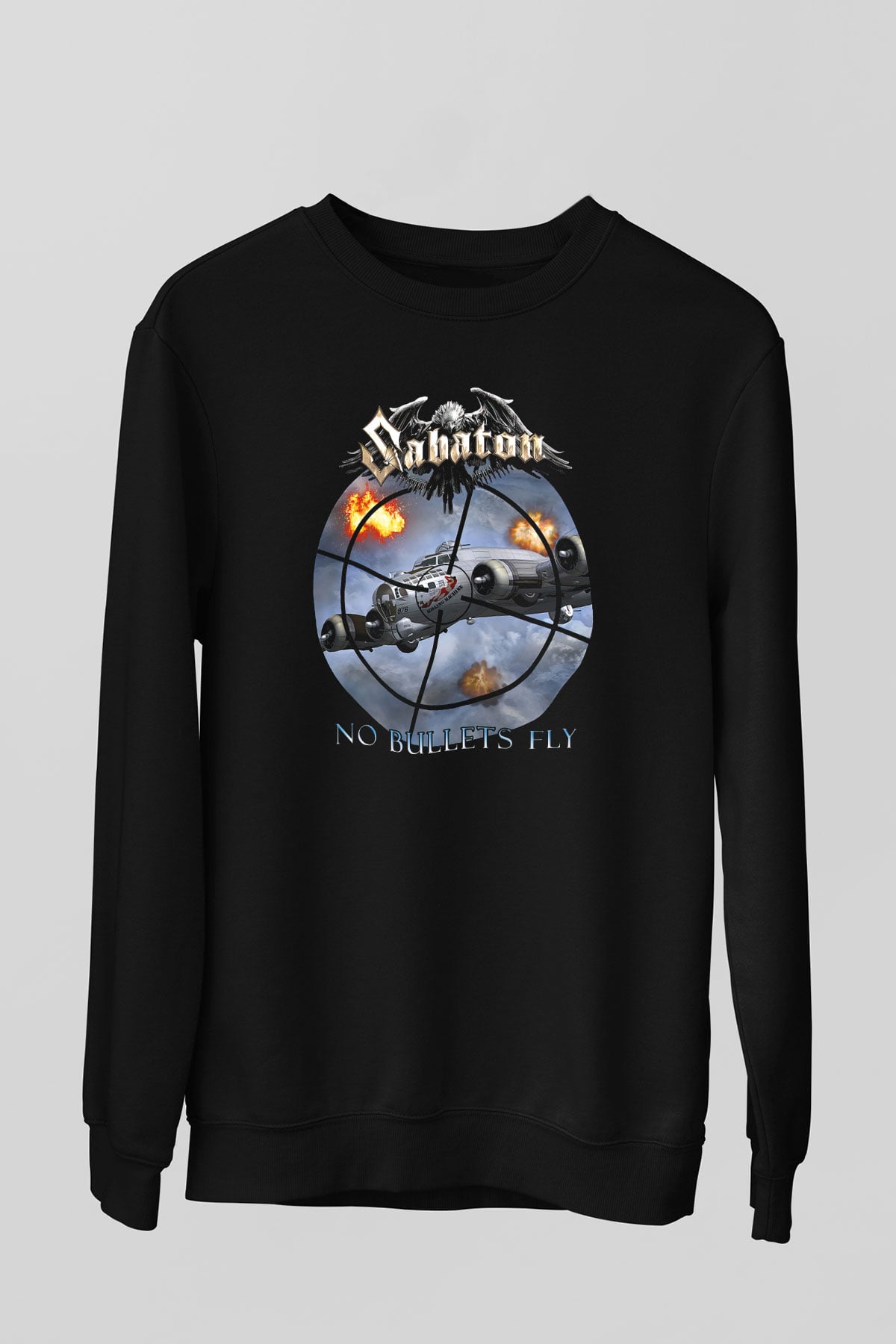 Sabaton Siyah Unisex Sweatshirt