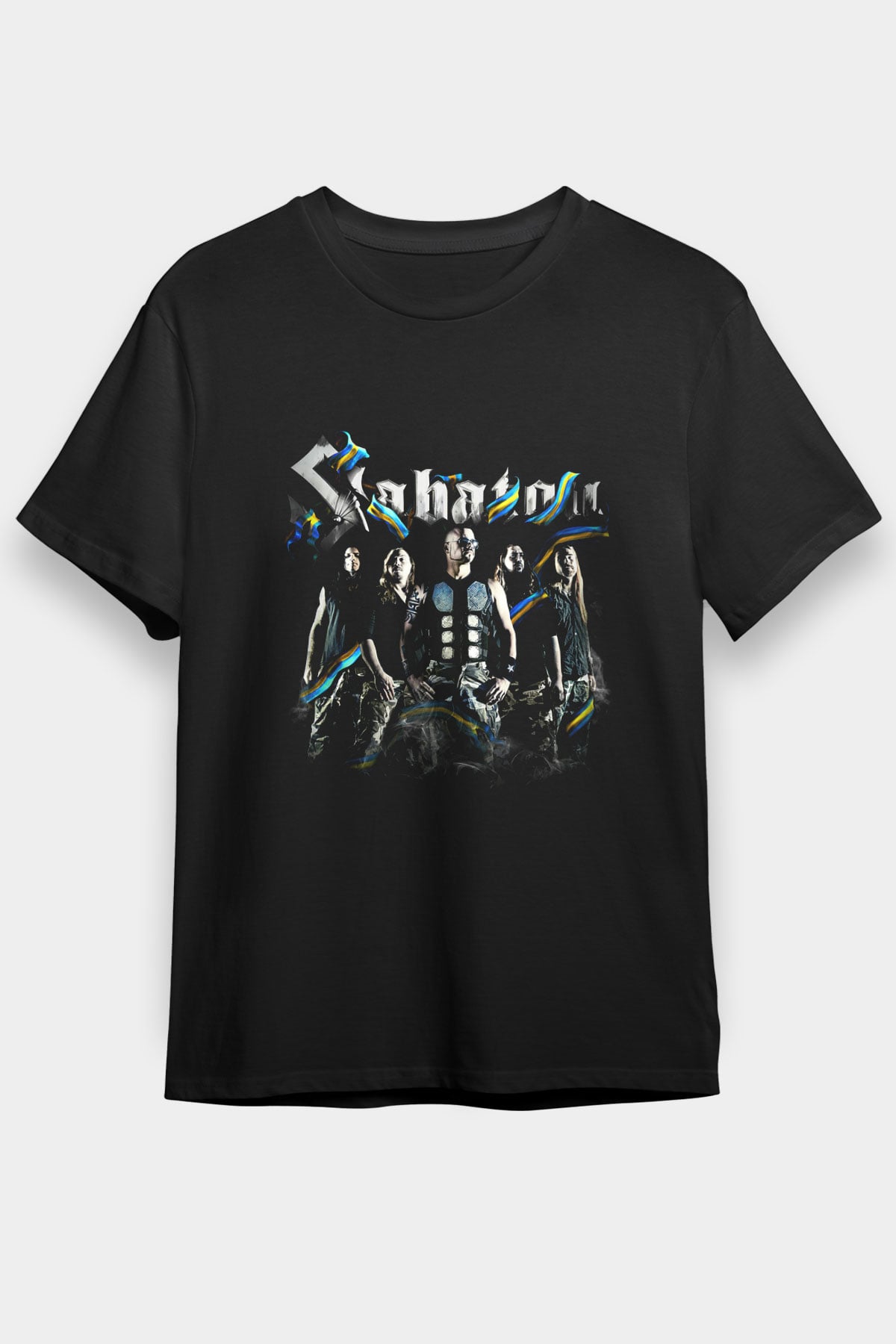 Sabaton Siyah Unisex Tişört T-Shirt - TişörtFabrikası