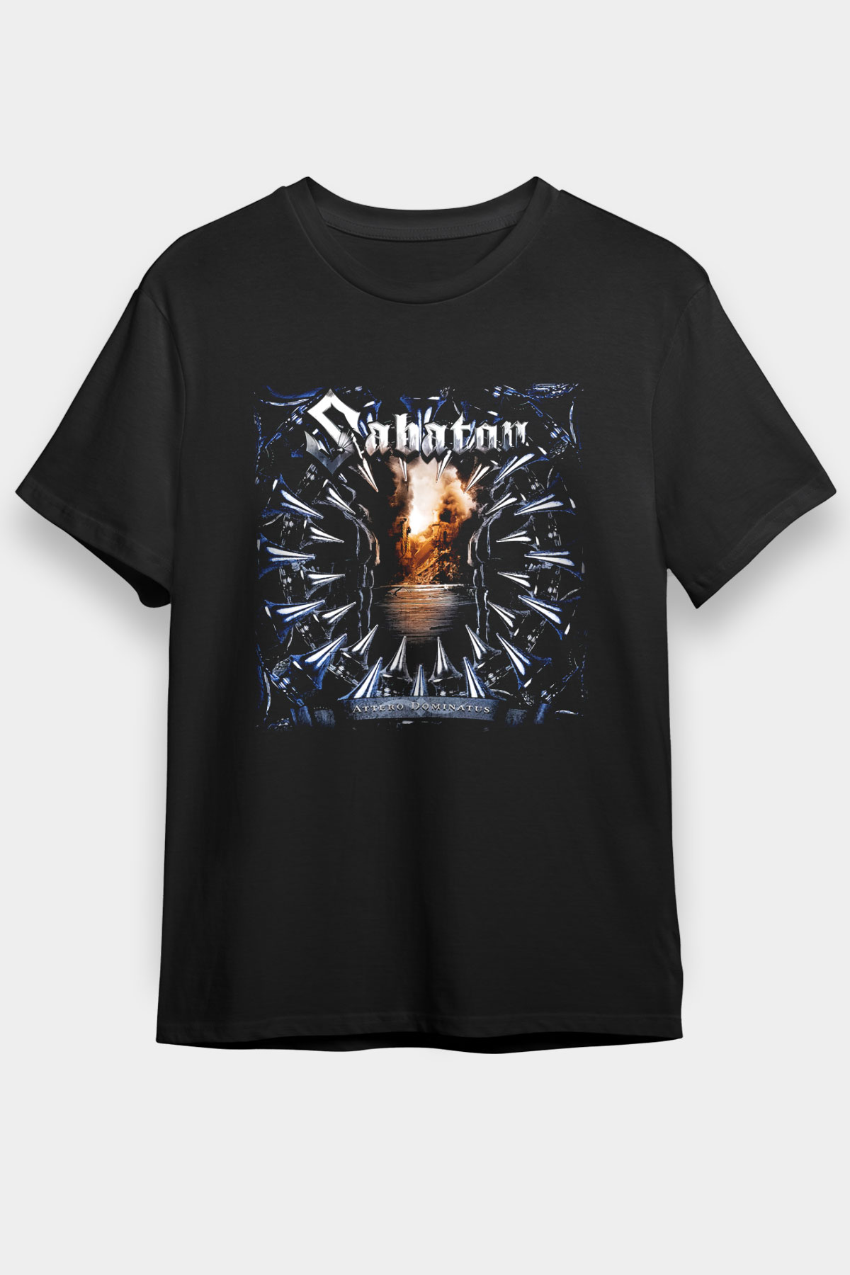 Sabaton Siyah Unisex Tişört T-Shirt - TişörtFabrikası