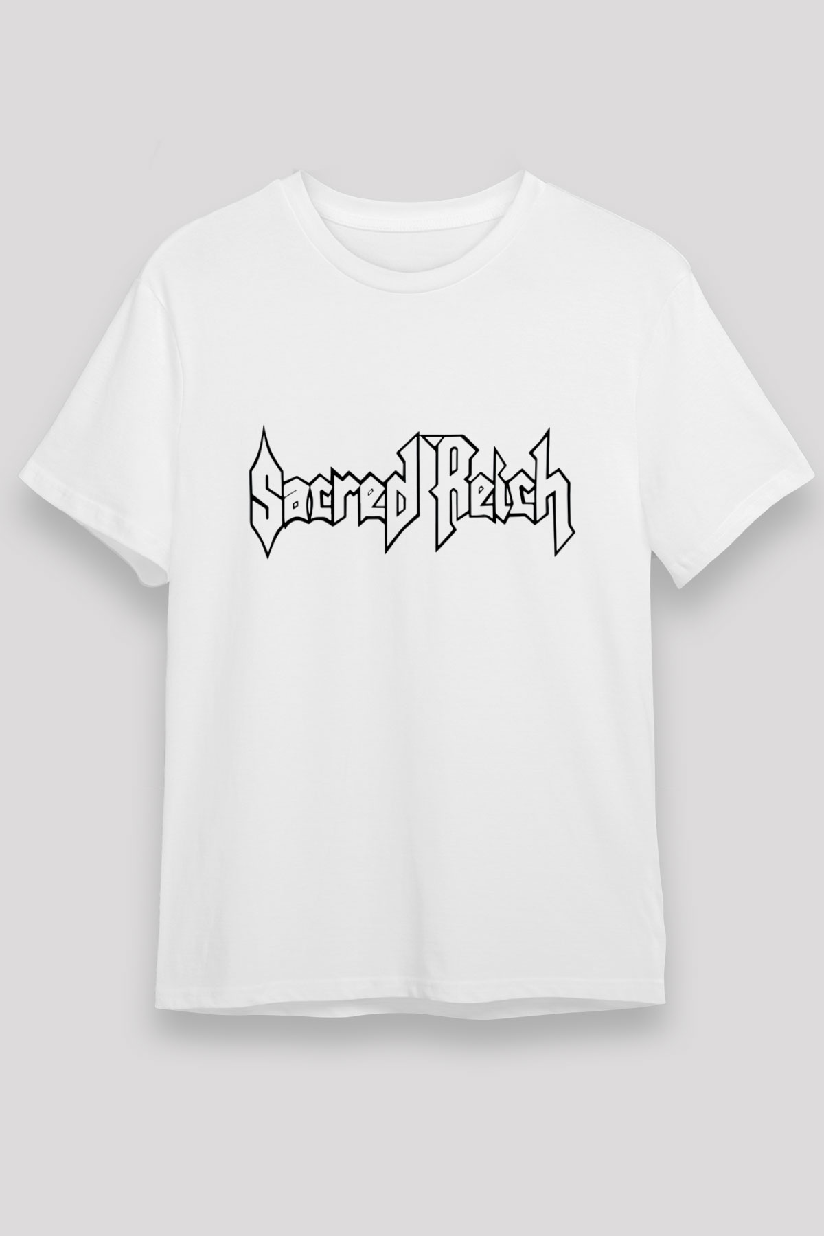 Sacred Reich Beyaz Unisex Tişört T-Shirt - TişörtFabrikası