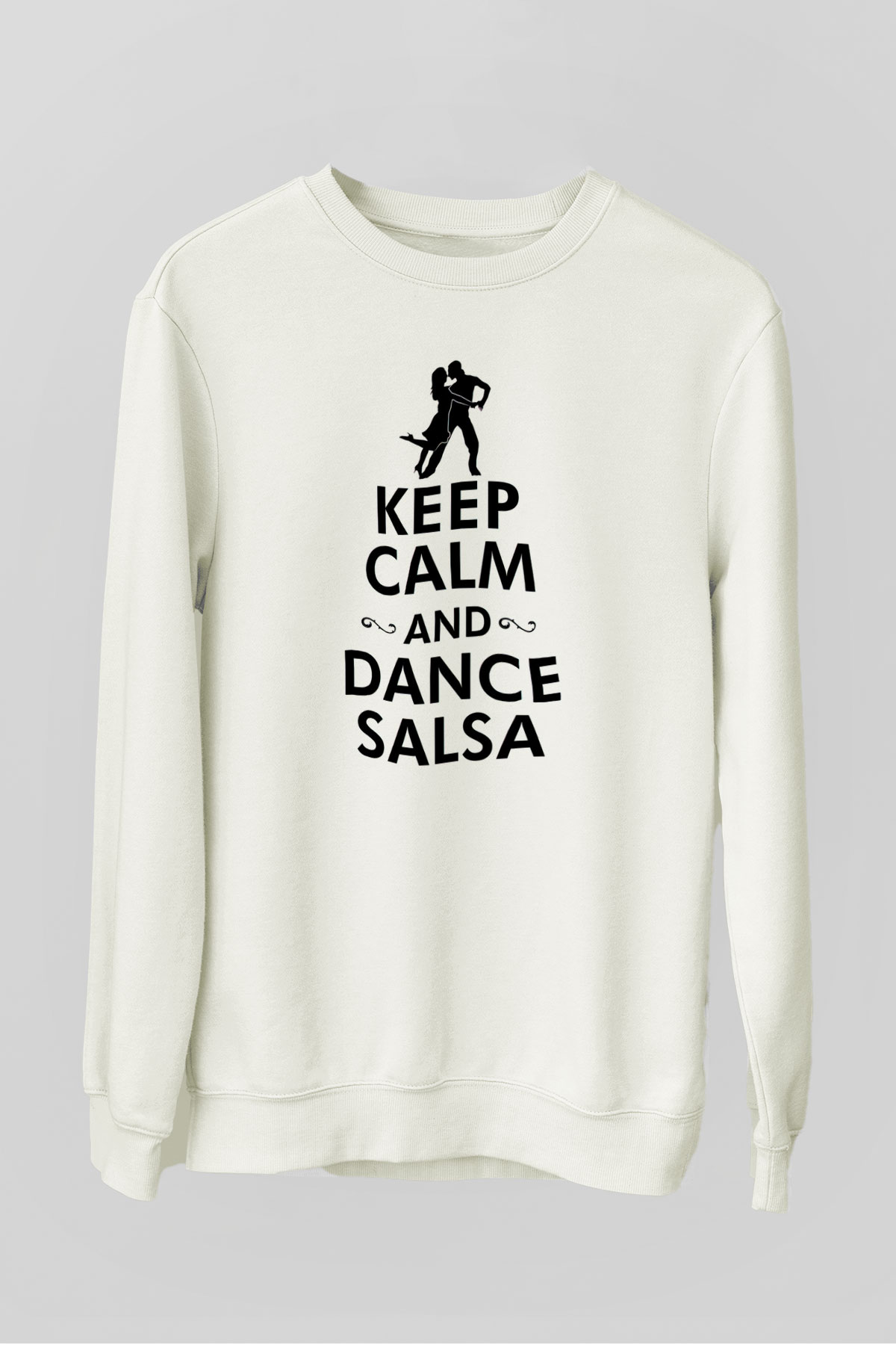 Salsa Beyaz Unisex Sweatshirt