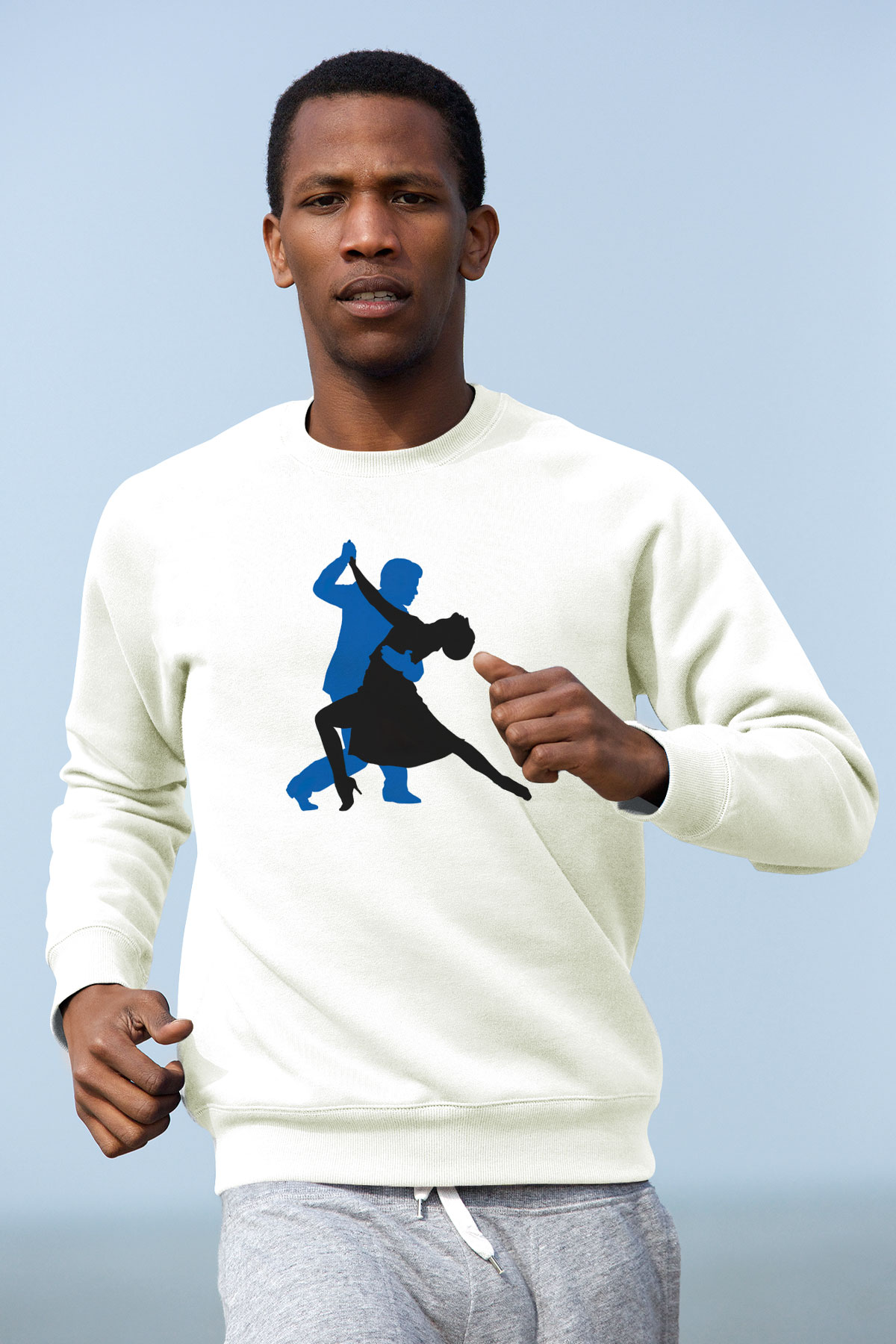 Salsa Beyaz Unisex Sweatshirt