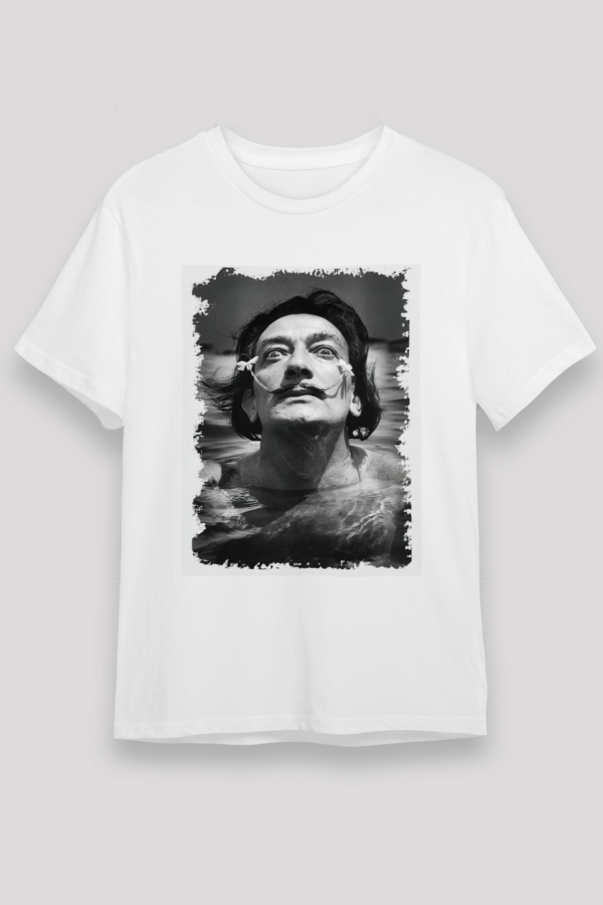 Salvador Dali Beyaz Unisex Tişört T-Shirt - TişörtFabrikası