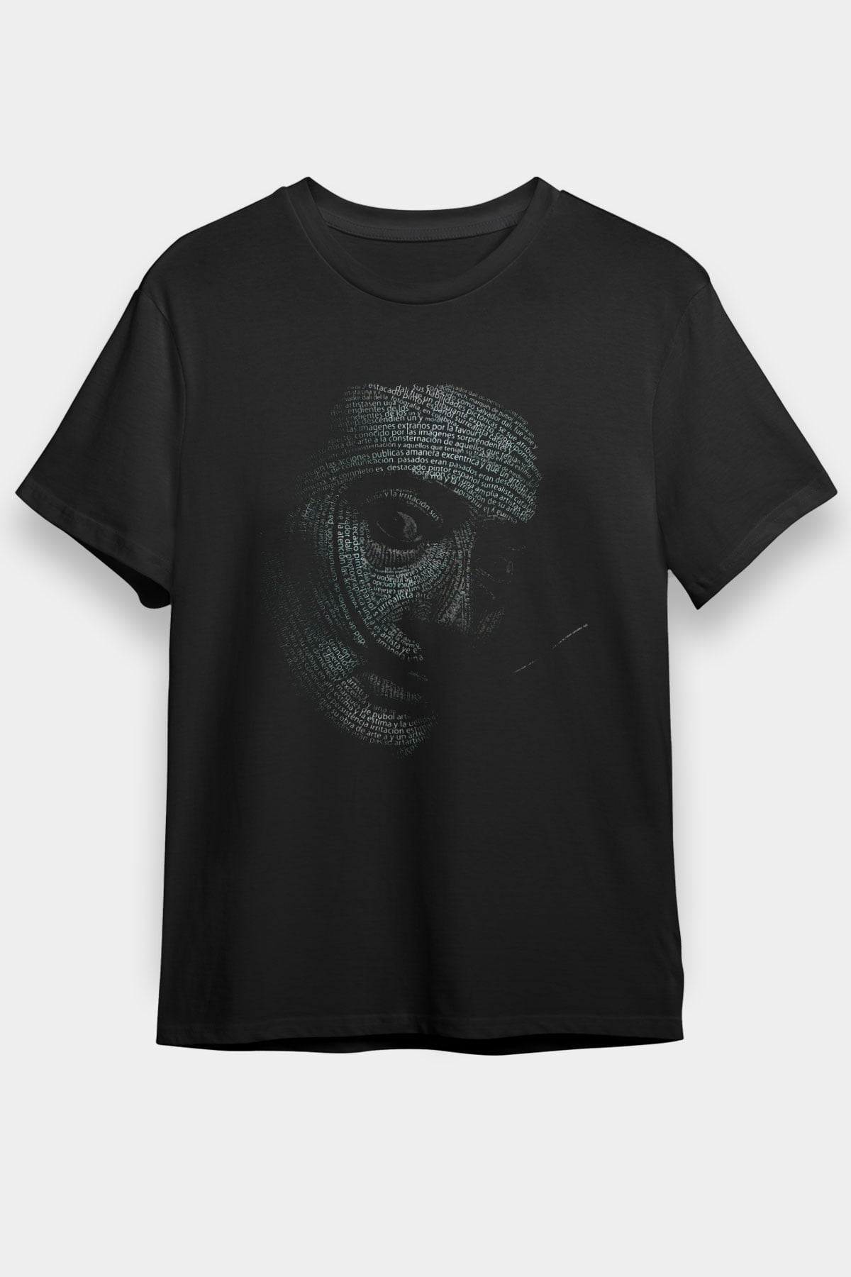 Salvador Dali Siyah Unisex Tişört T-Shirt - TişörtFabrikası