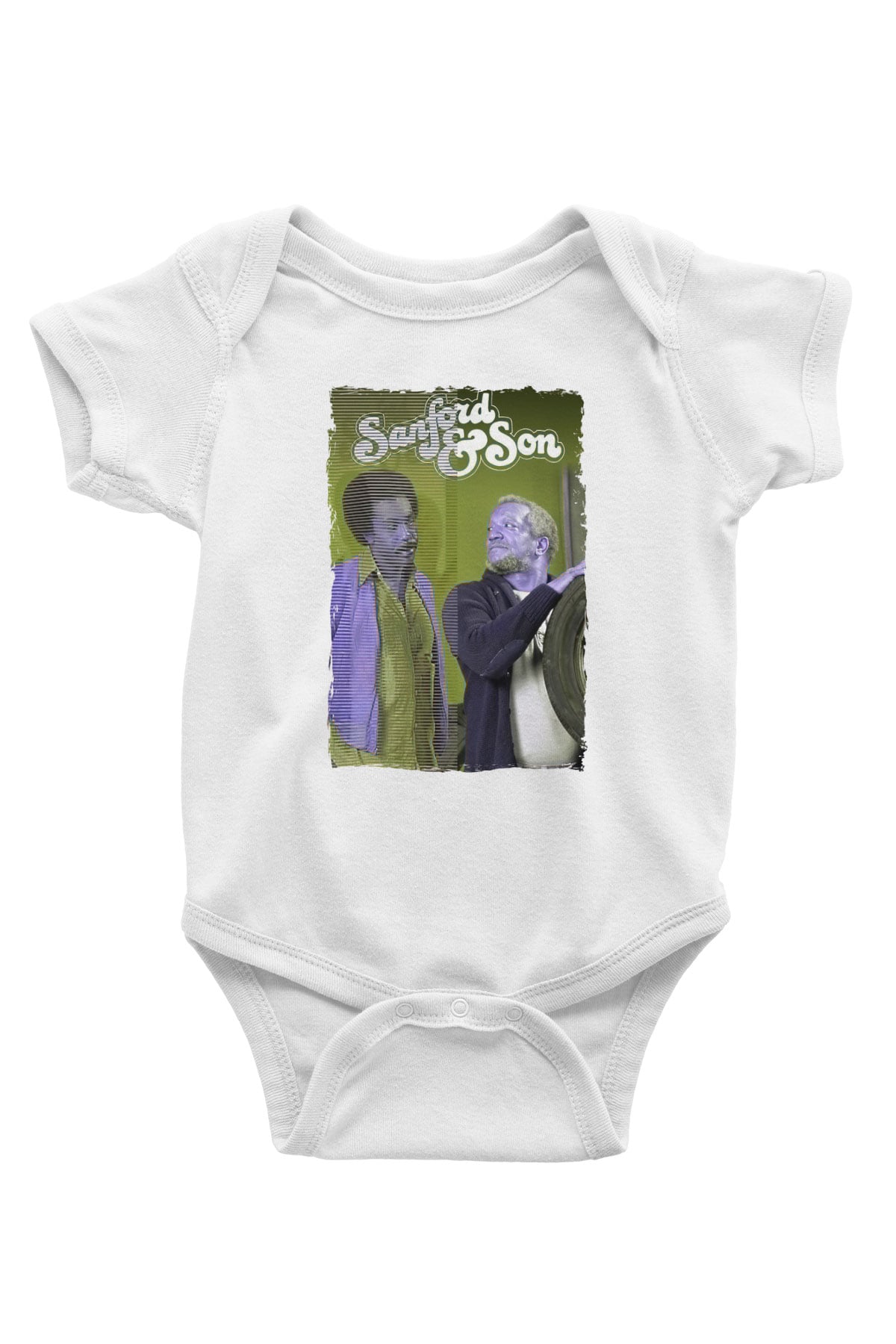 Sanford and Son Beyaz Bebek Body - Zıbın