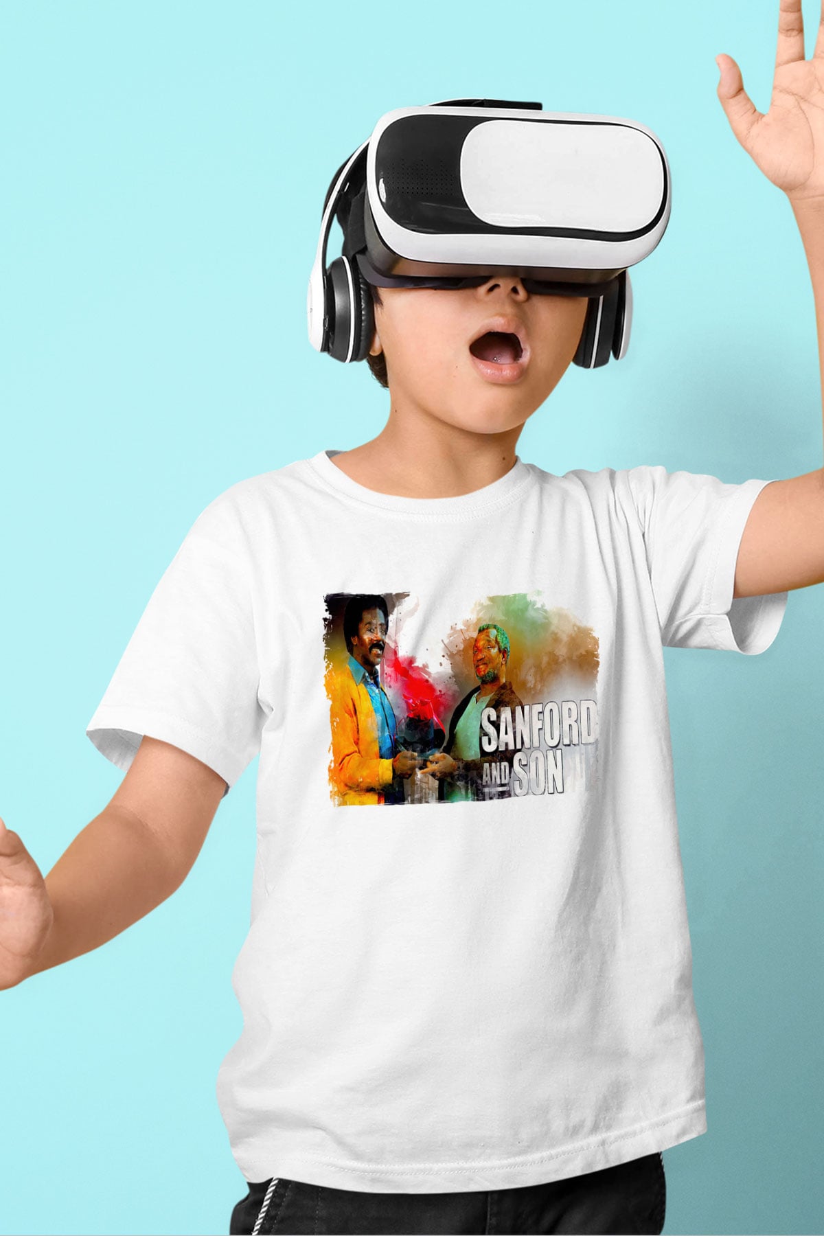 Sanford and Son Beyaz Unisex Çocuk Tişört