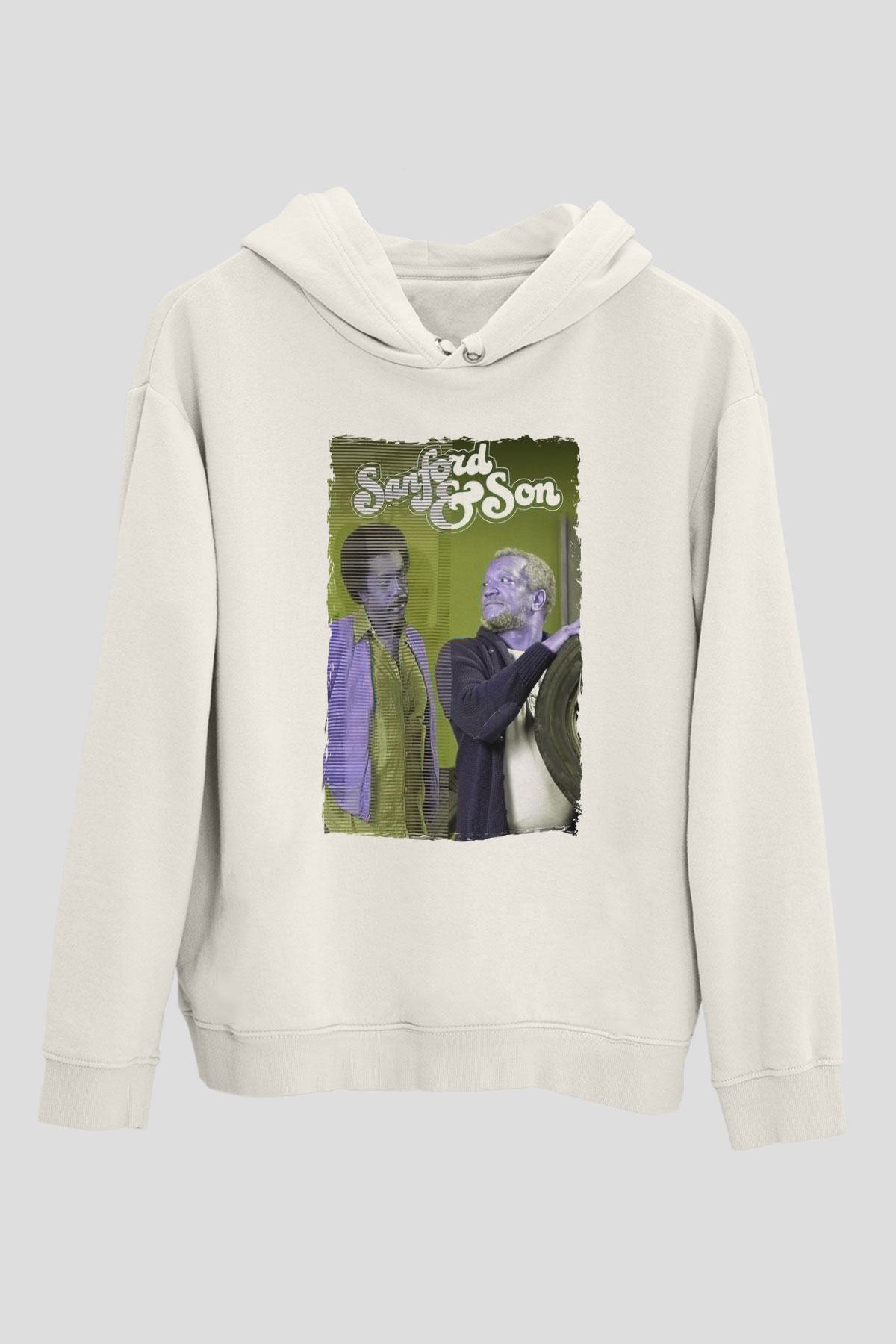 Sanford and Son Beyaz Unisex Hoodie