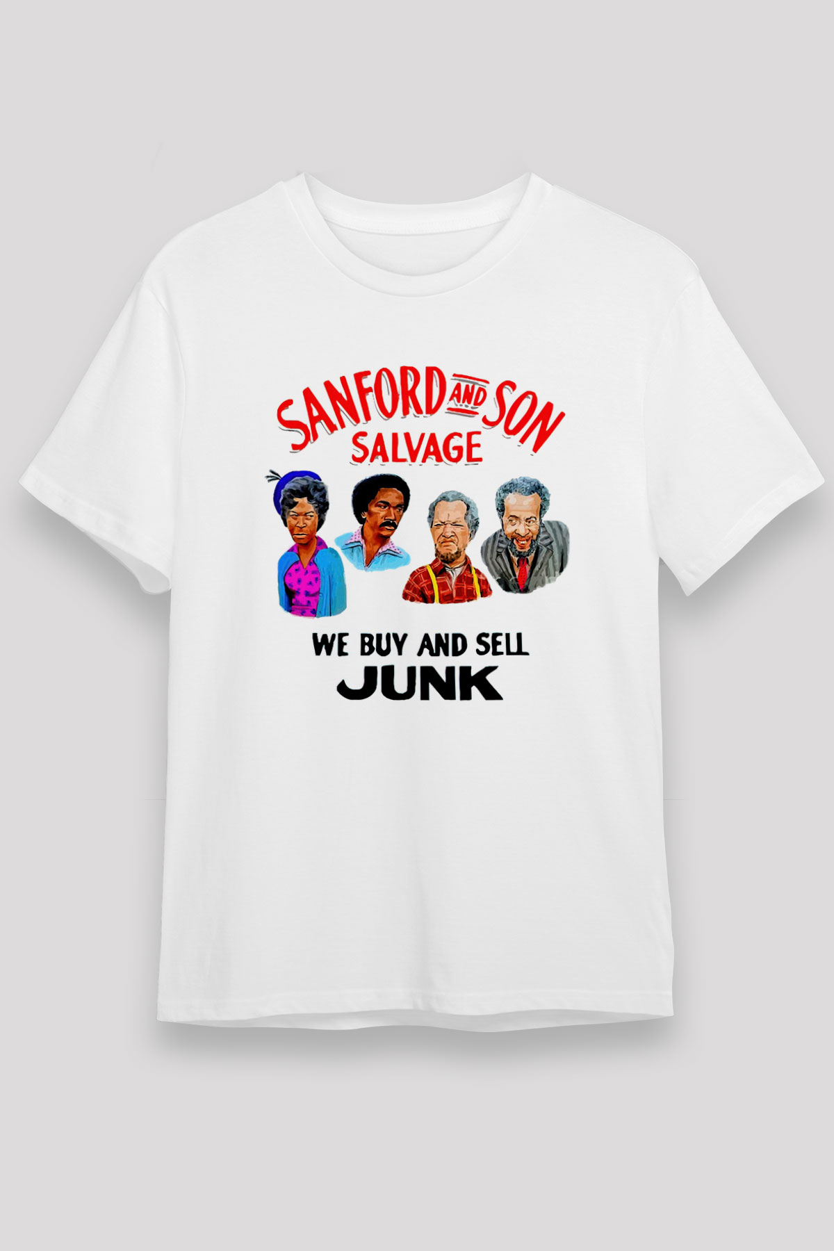 Sanford and Son Beyaz Unisex Tişört T-Shirt