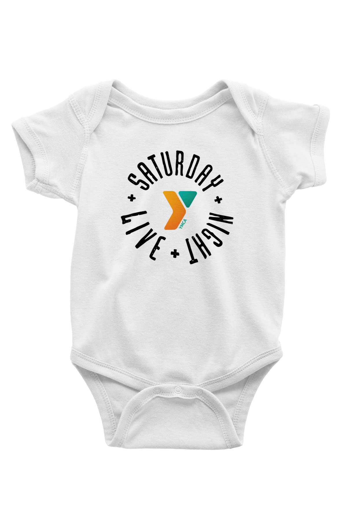 Saturday Night Live Baskılı Beyaz Unisex Bebek Body - Zıbın