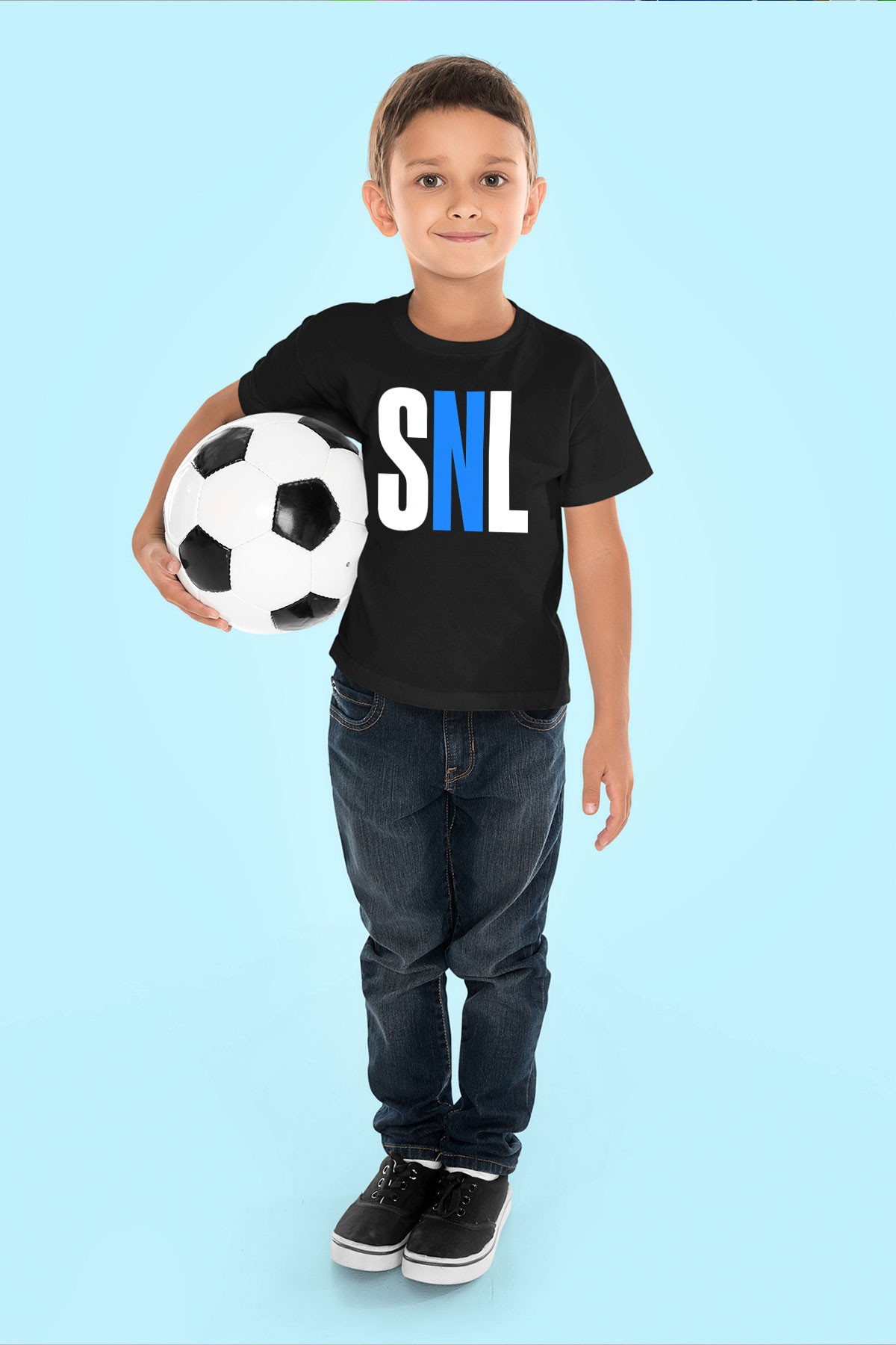 Saturday Night Live Siyah Unisex  Çocuk Tişört