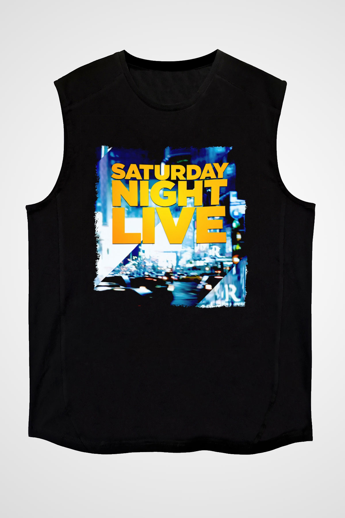 Saturday Night Live Siyah Unisex  Kolsuz Tişört