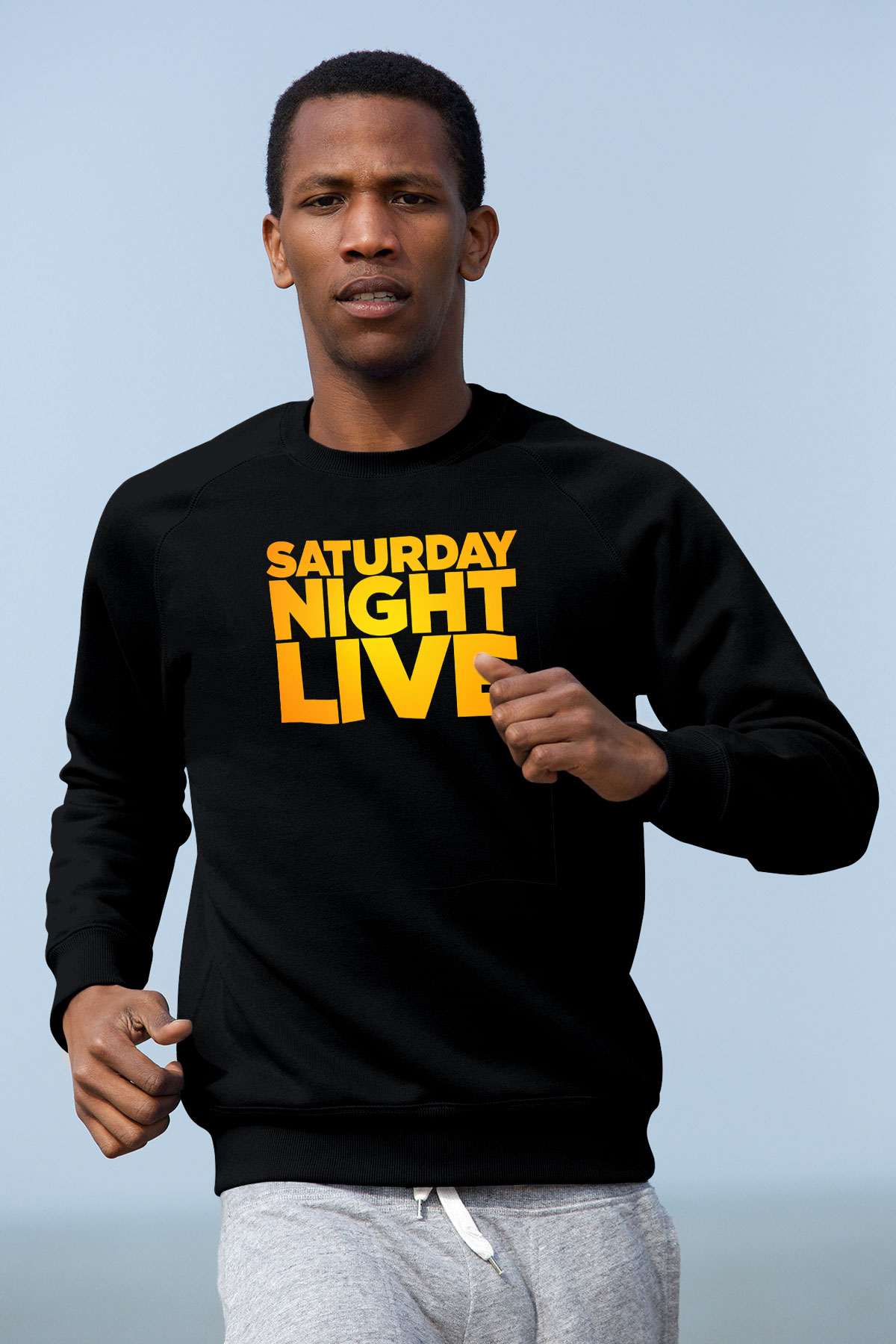 Saturday Night Live Siyah Unisex  Sweatshirt