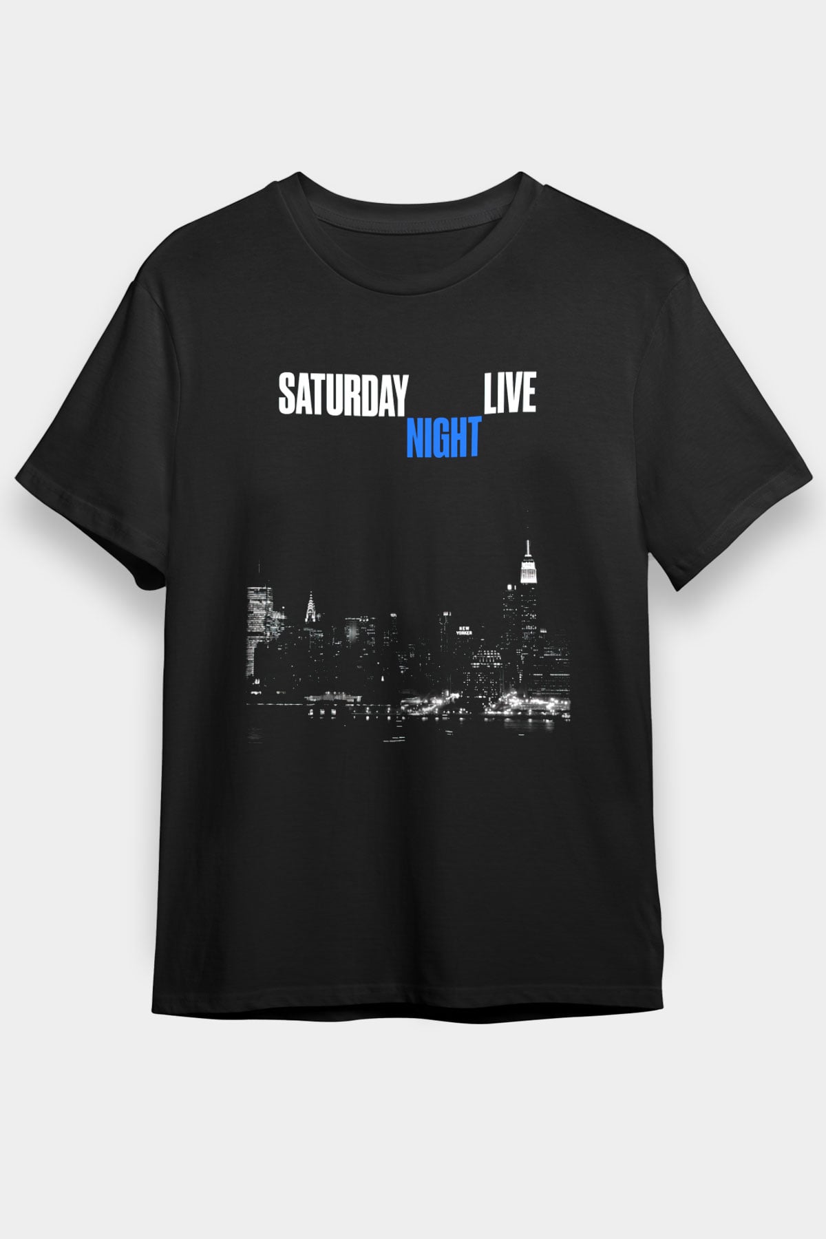 Saturday Night Live Siyah Unisex Tişört