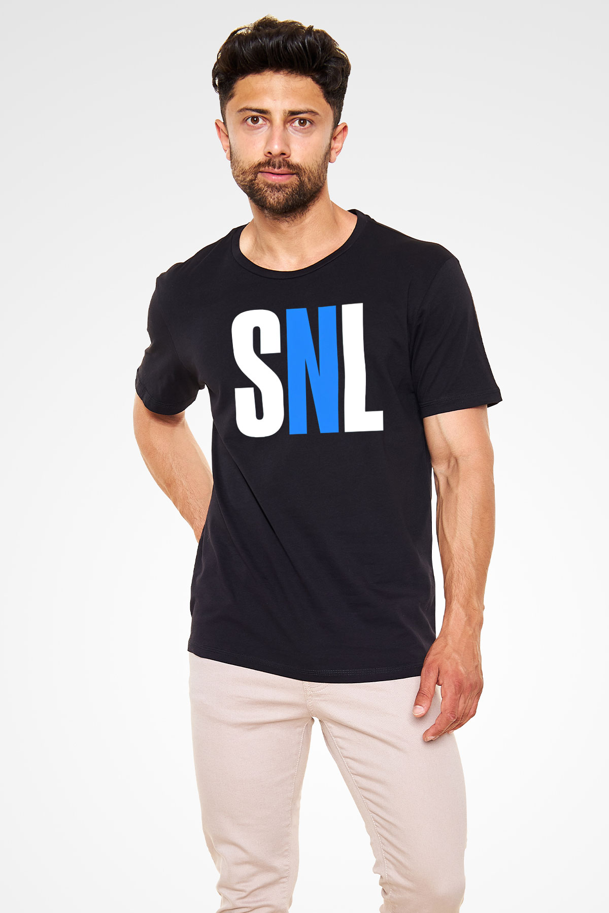 Saturday Night Live Siyah Unisex Tişört