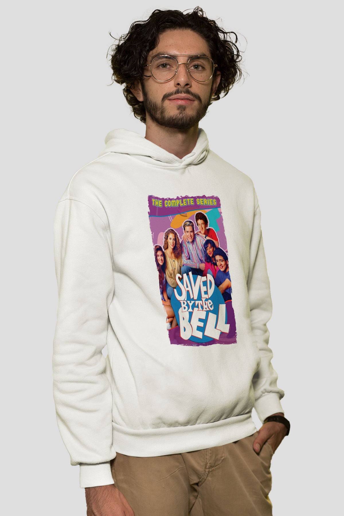 Saved by the Bell Beyaz Unisex Hoodie