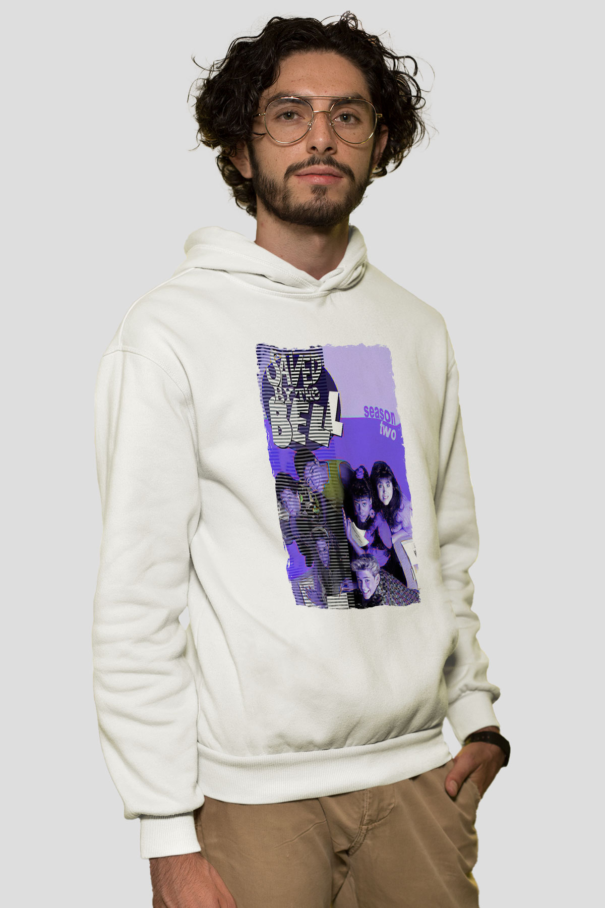 Saved by the Bell Beyaz Unisex Hoodie