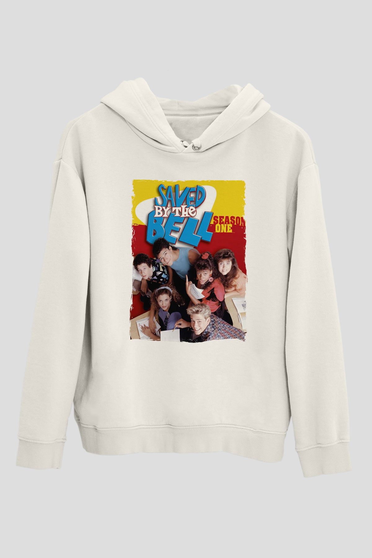 Saved by the Bell Beyaz Unisex Hoodie