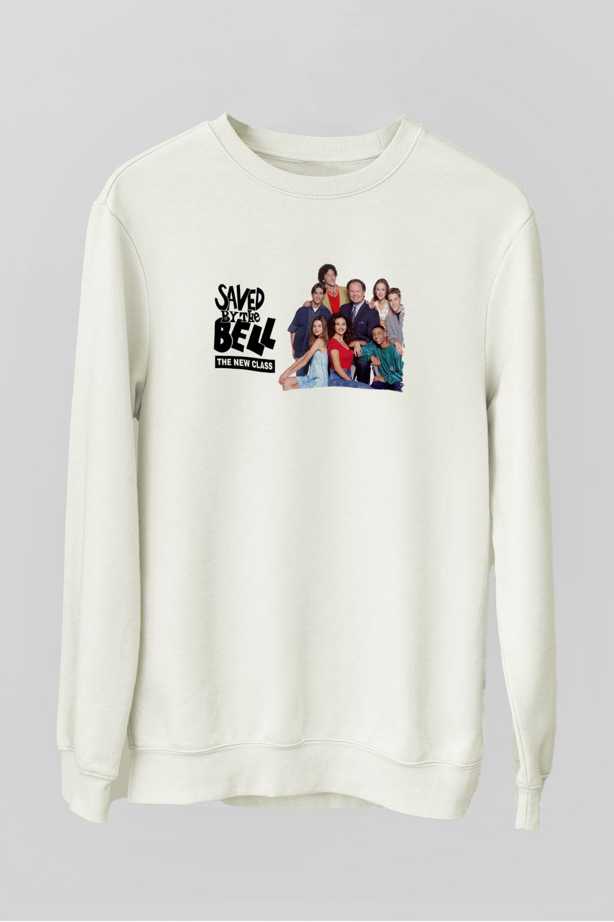 Saved by the Bell Beyaz Unisex Sweatshirt