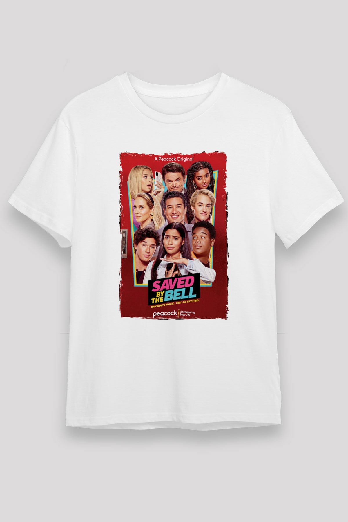 Saved by the Bell Beyaz Unisex Tişört T-Shirt