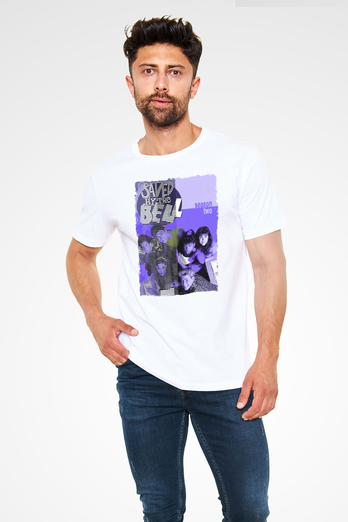 Saved by the Bell Beyaz Unisex Tişört T-Shirt