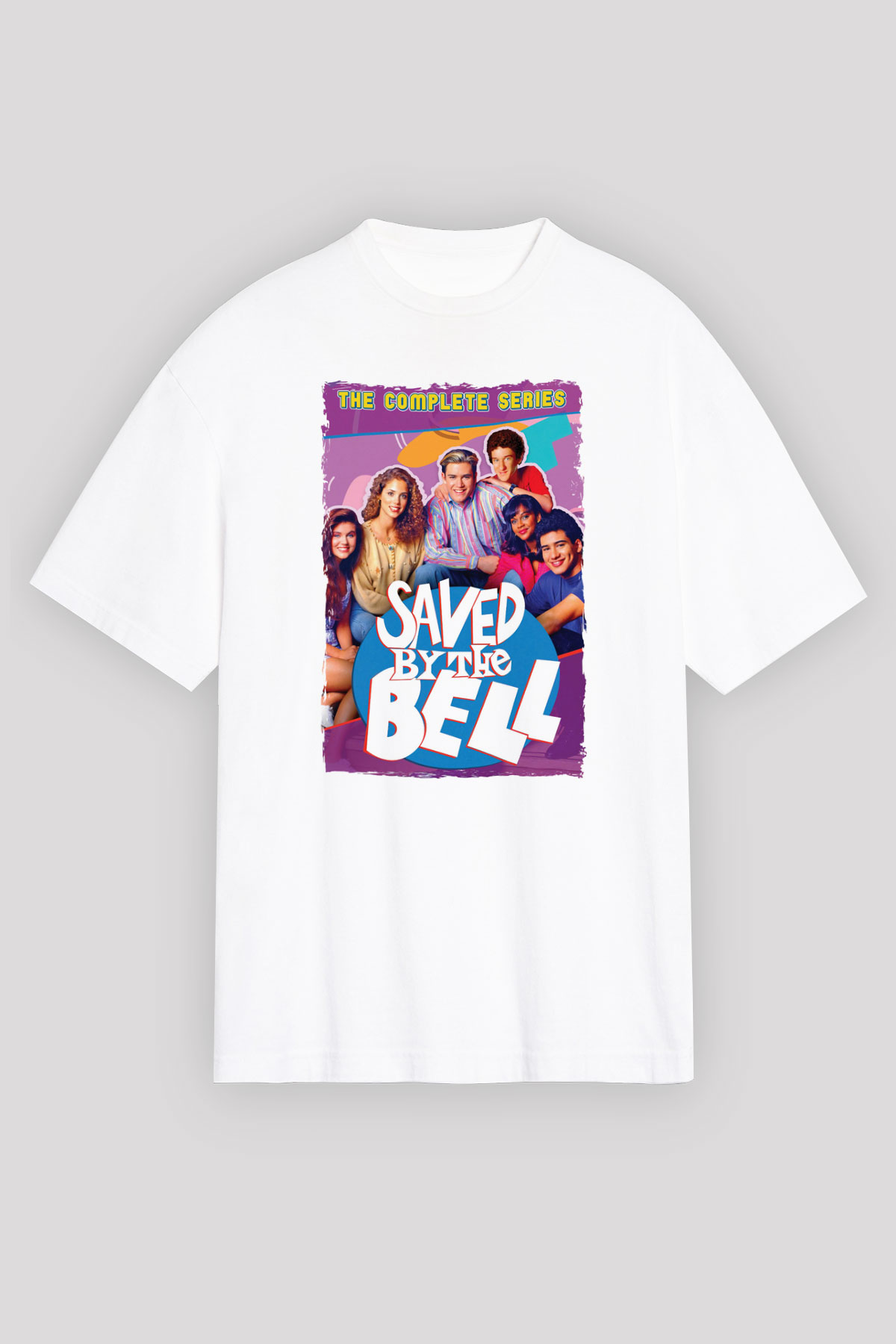 Saved by the Bell Beyaz Oversize Tişört Oversize T-shirt