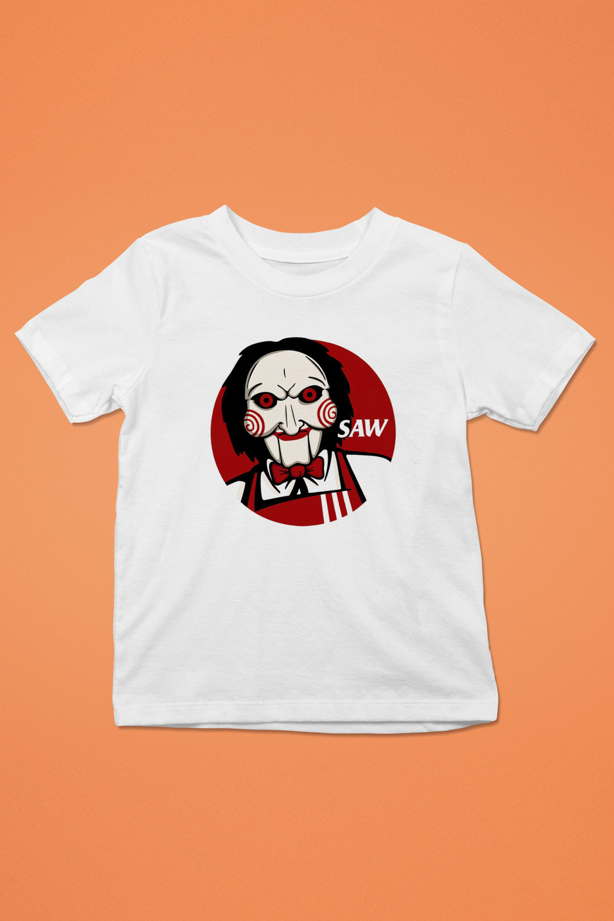 Saw Beyaz Unisex Çocuk Tişört