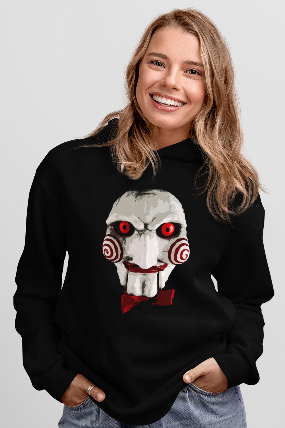Saw Siyah Unisex Hoodie