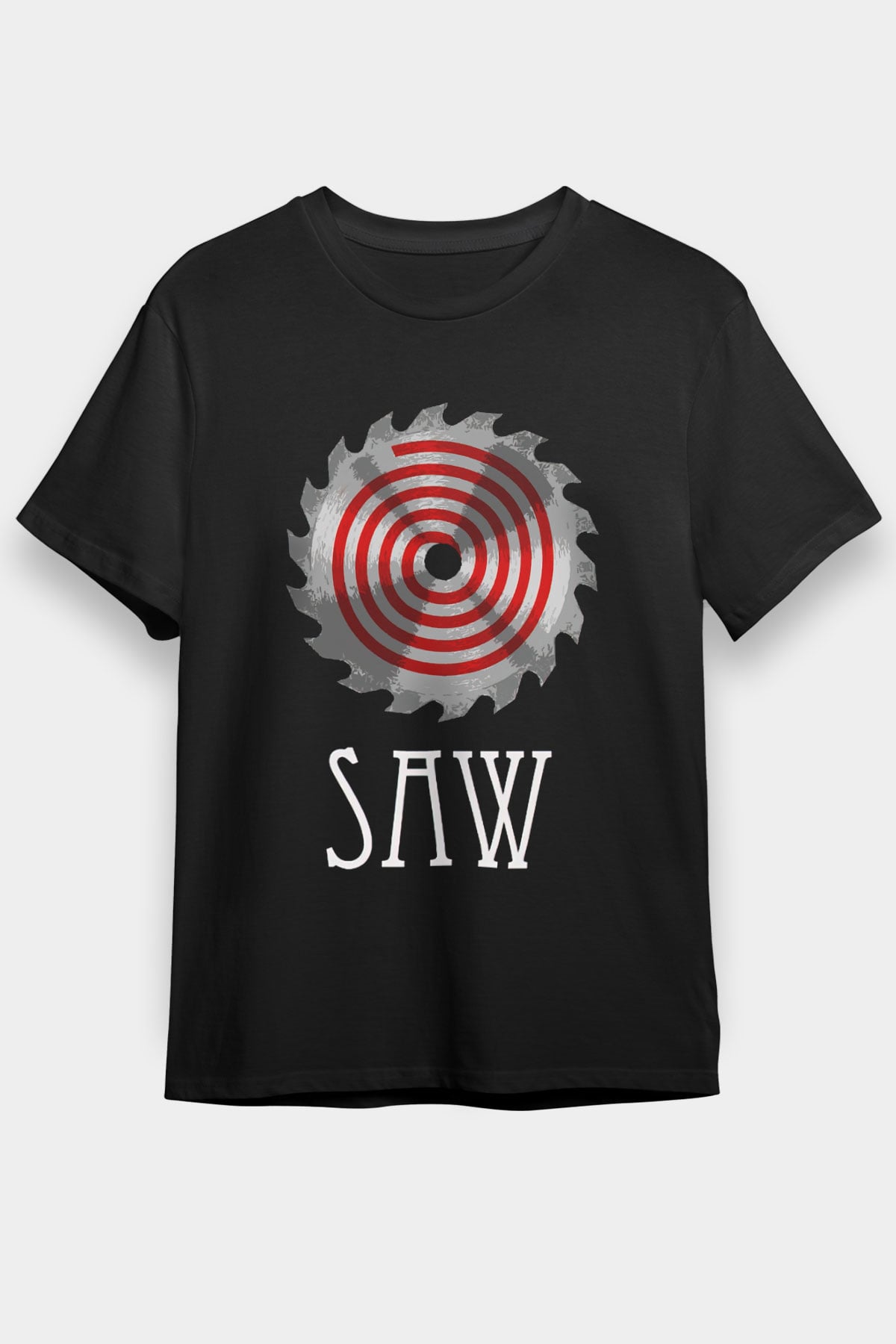Saw Siyah Unisex Tişört T-Shirt