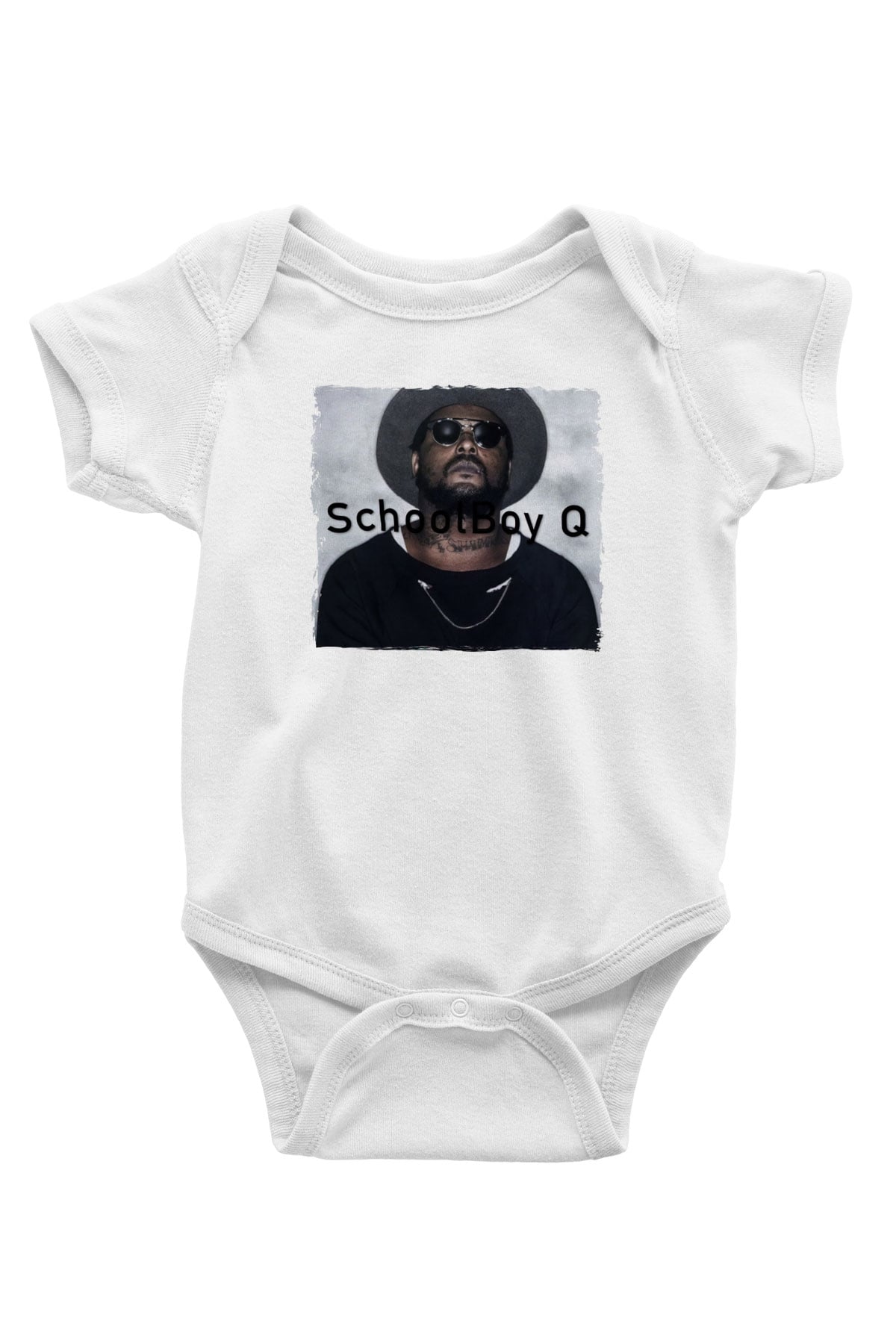 Schoolboy Q Beyaz Bebek Body - Zıbın