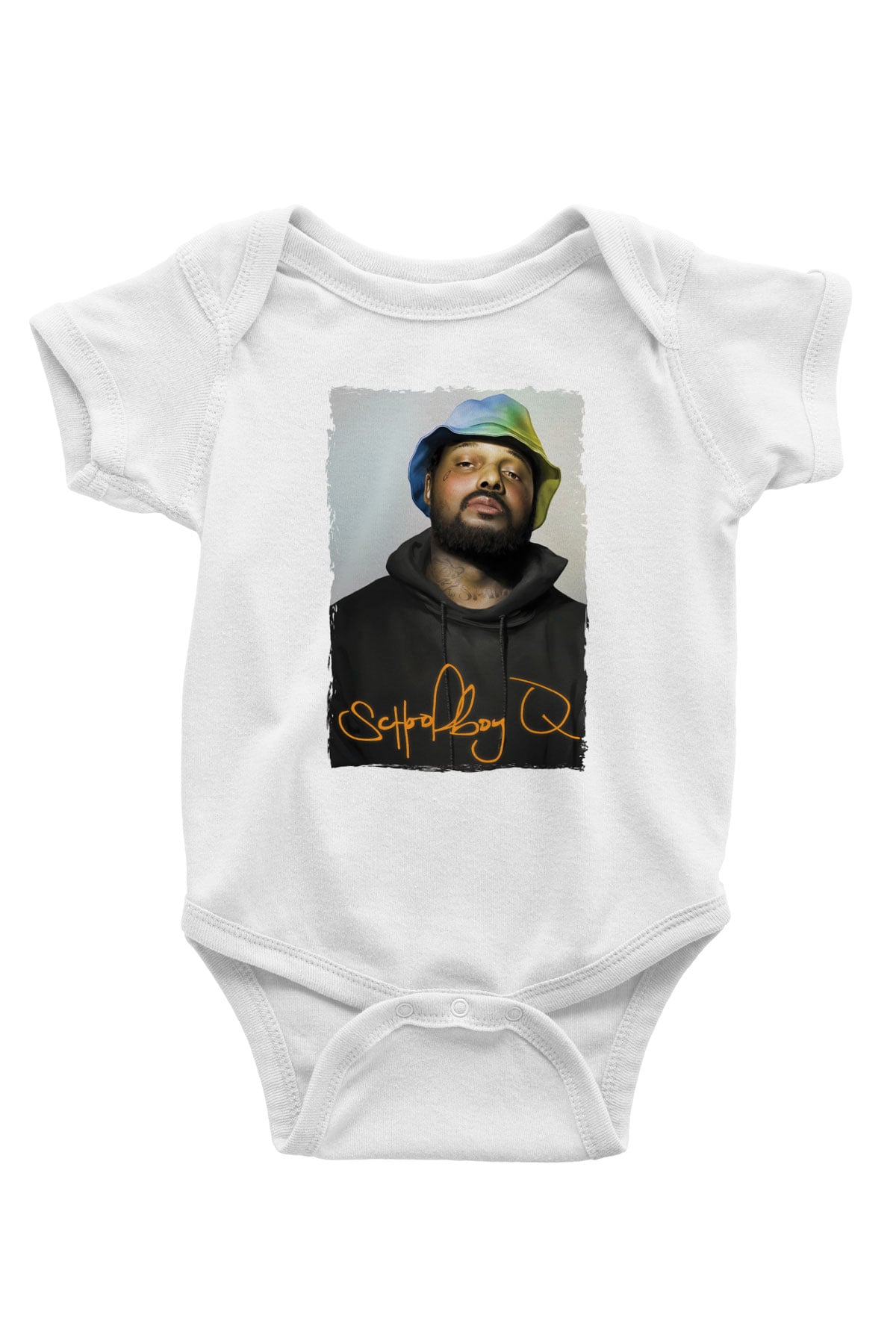 Schoolboy Q Beyaz Bebek Body - Zıbın