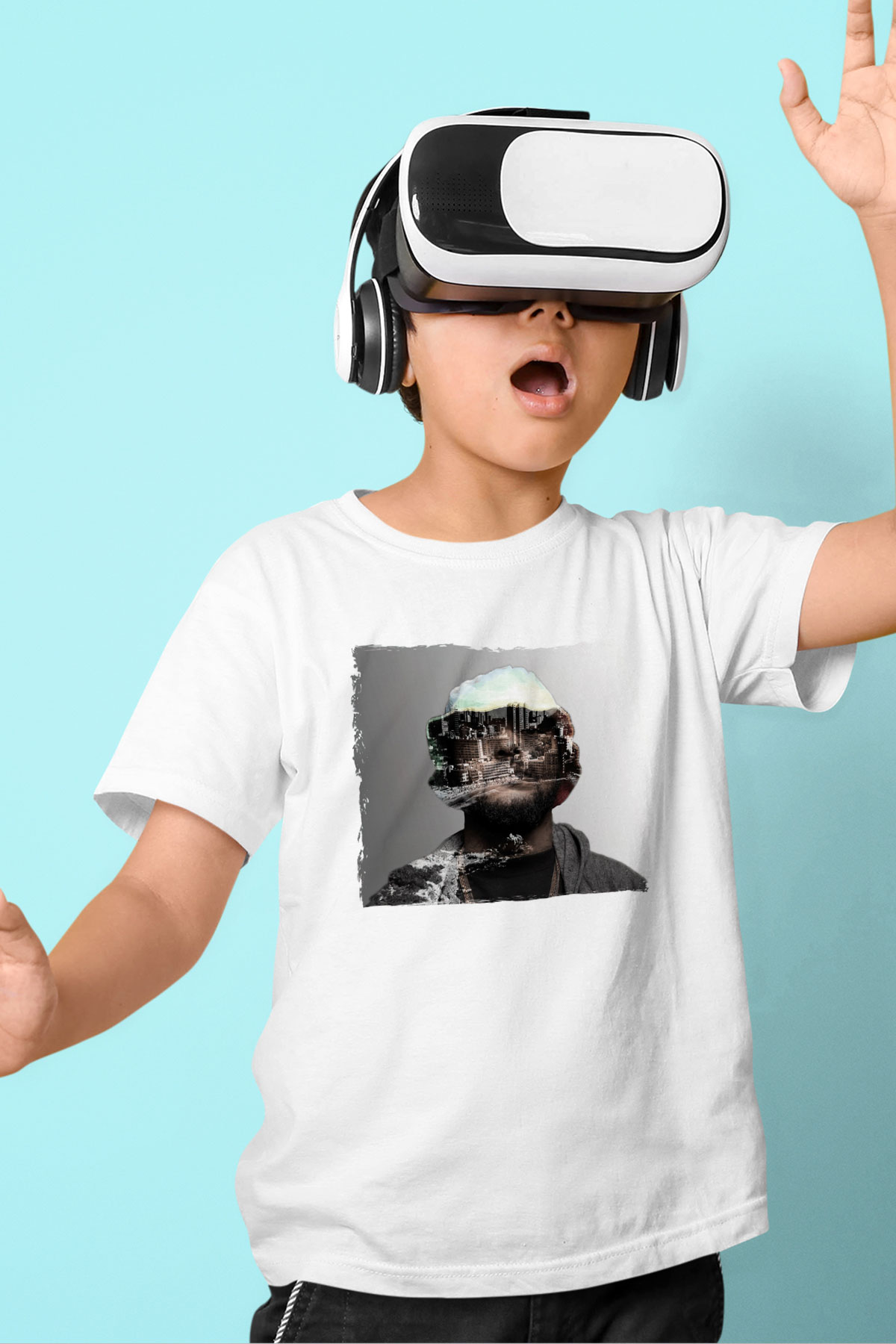 Schoolboy Q Beyaz Unisex Çocuk Tişört