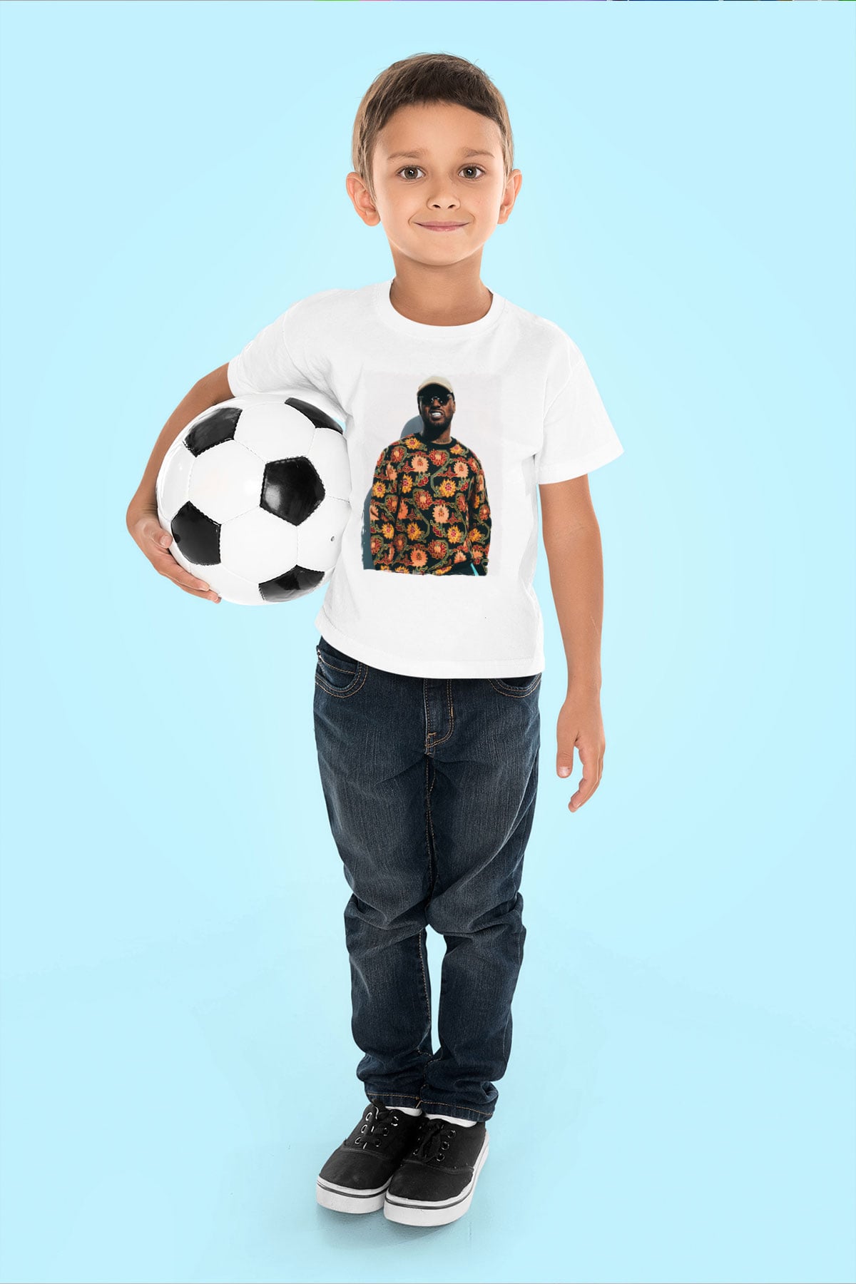 Schoolboy Q Beyaz Unisex Çocuk Tişört