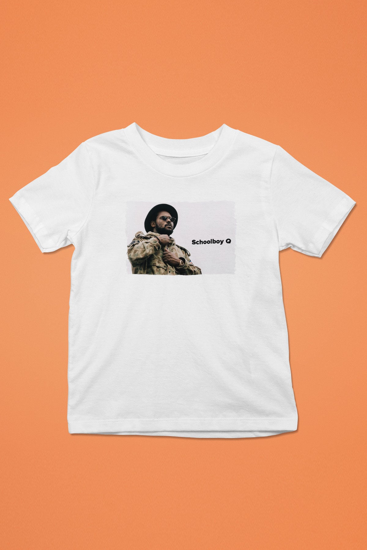 Schoolboy Q Beyaz Unisex Çocuk Tişört