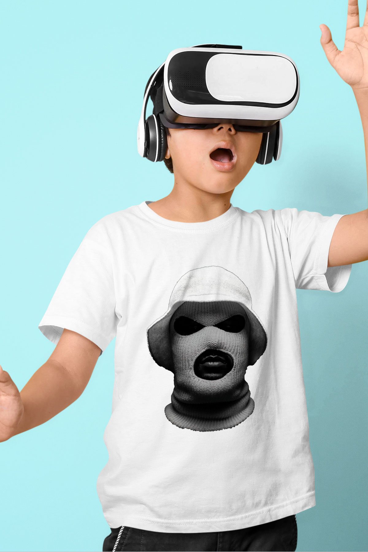 Schoolboy Q Beyaz Unisex Çocuk Tişört