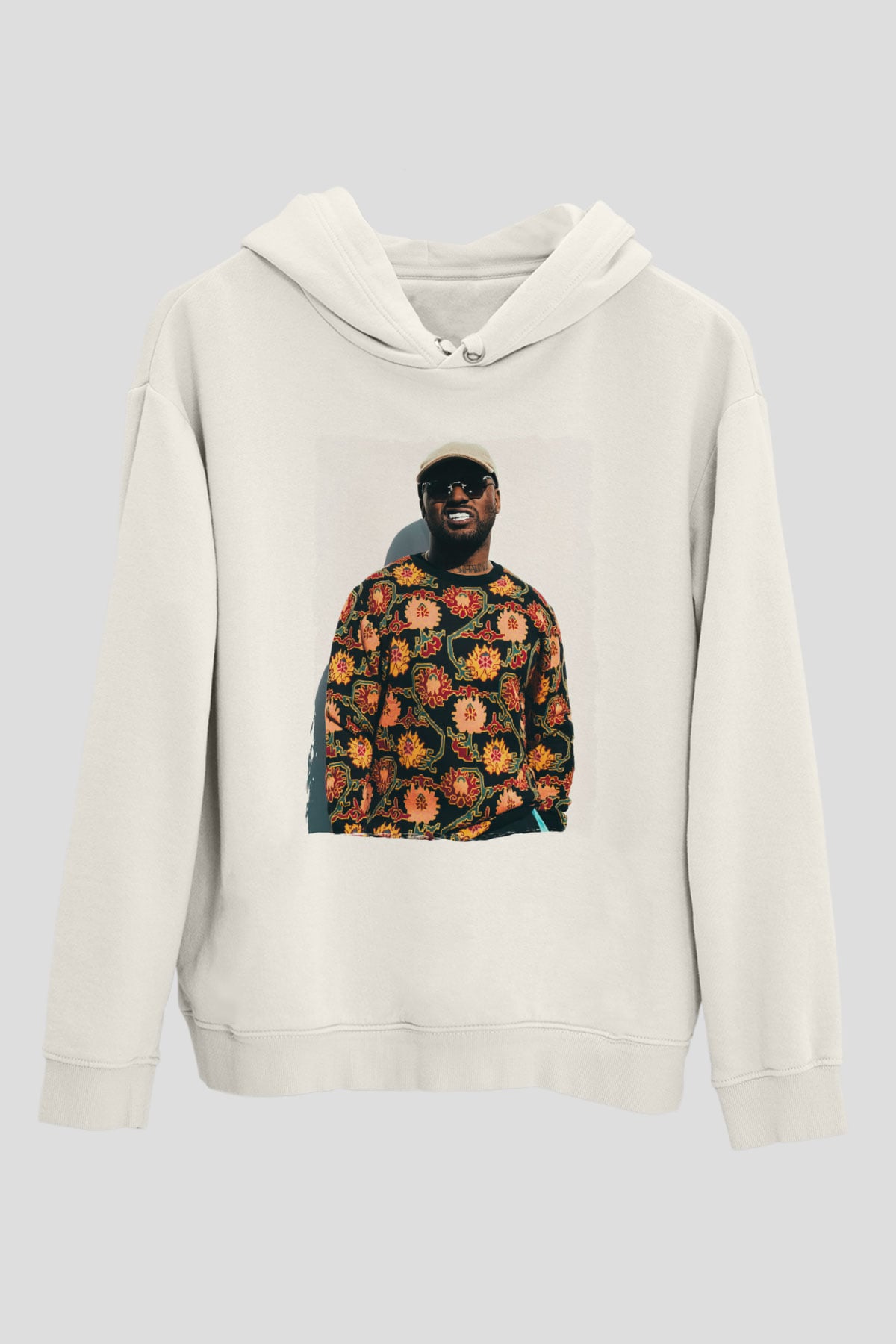 Schoolboy Q Beyaz Unisex Kapüşonlu Sweatshirt