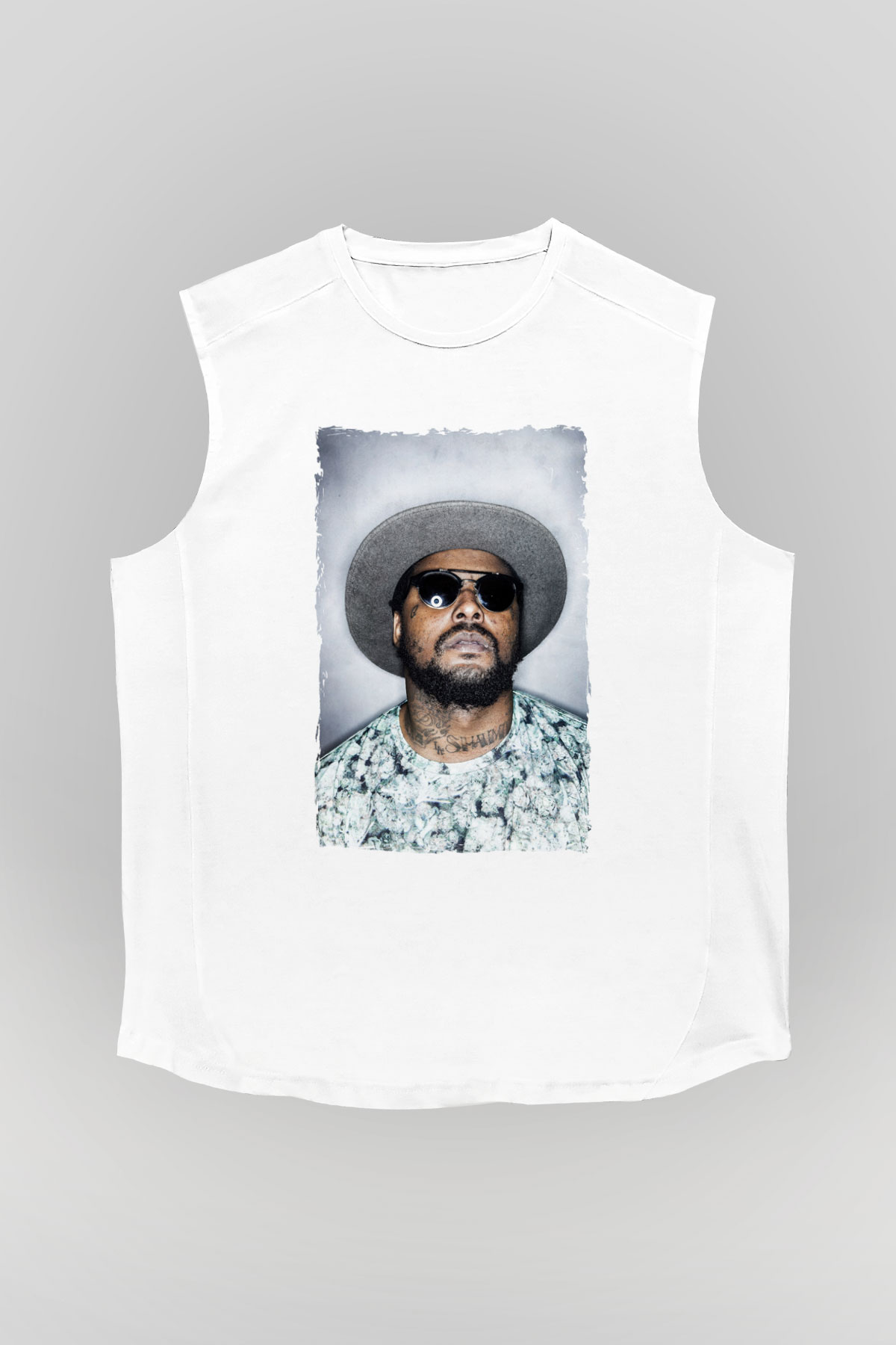Schoolboy Q Beyaz Unisex Kolsuz Tişört