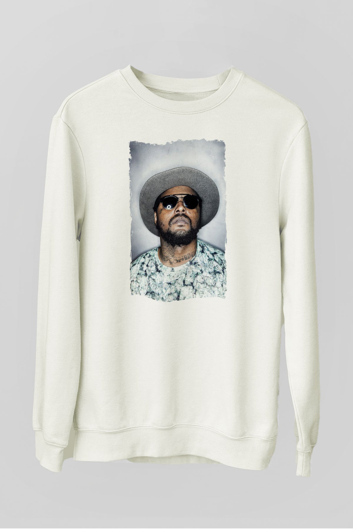 Schoolboy Q Beyaz Unisex Sweatshirt